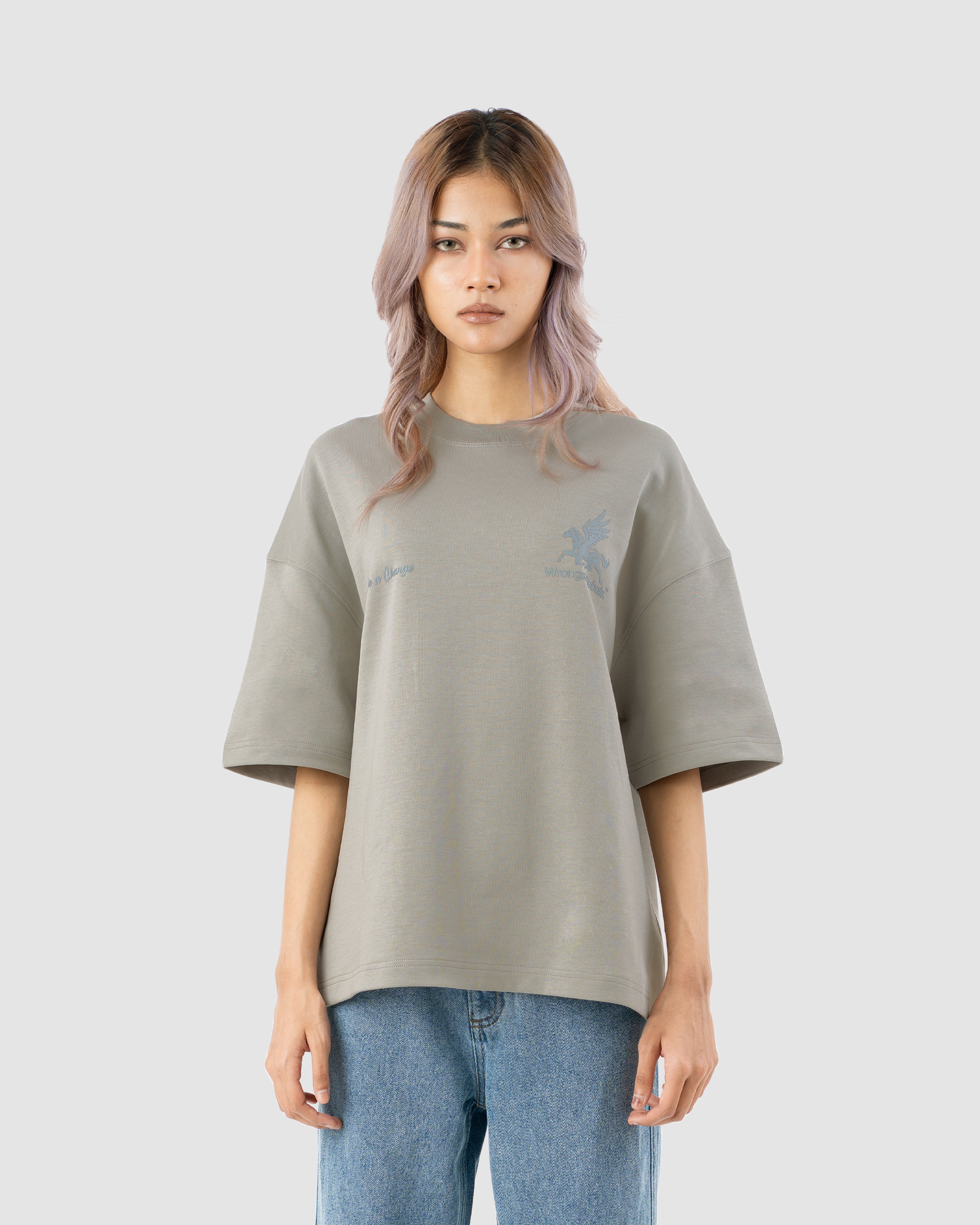 W&R Dark Ash Boxy T-Shirt