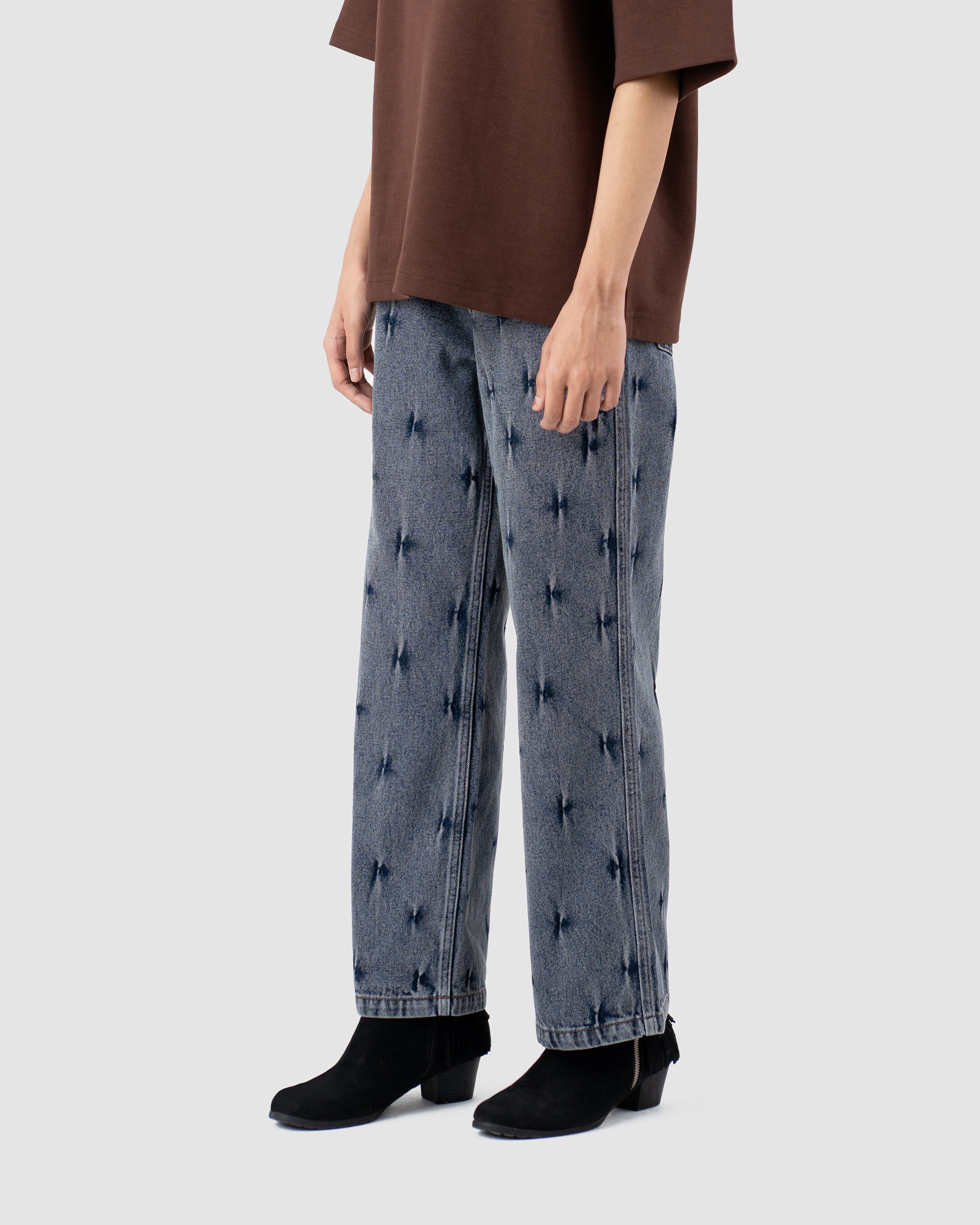 W&R Pin Stripe Baggy Pants