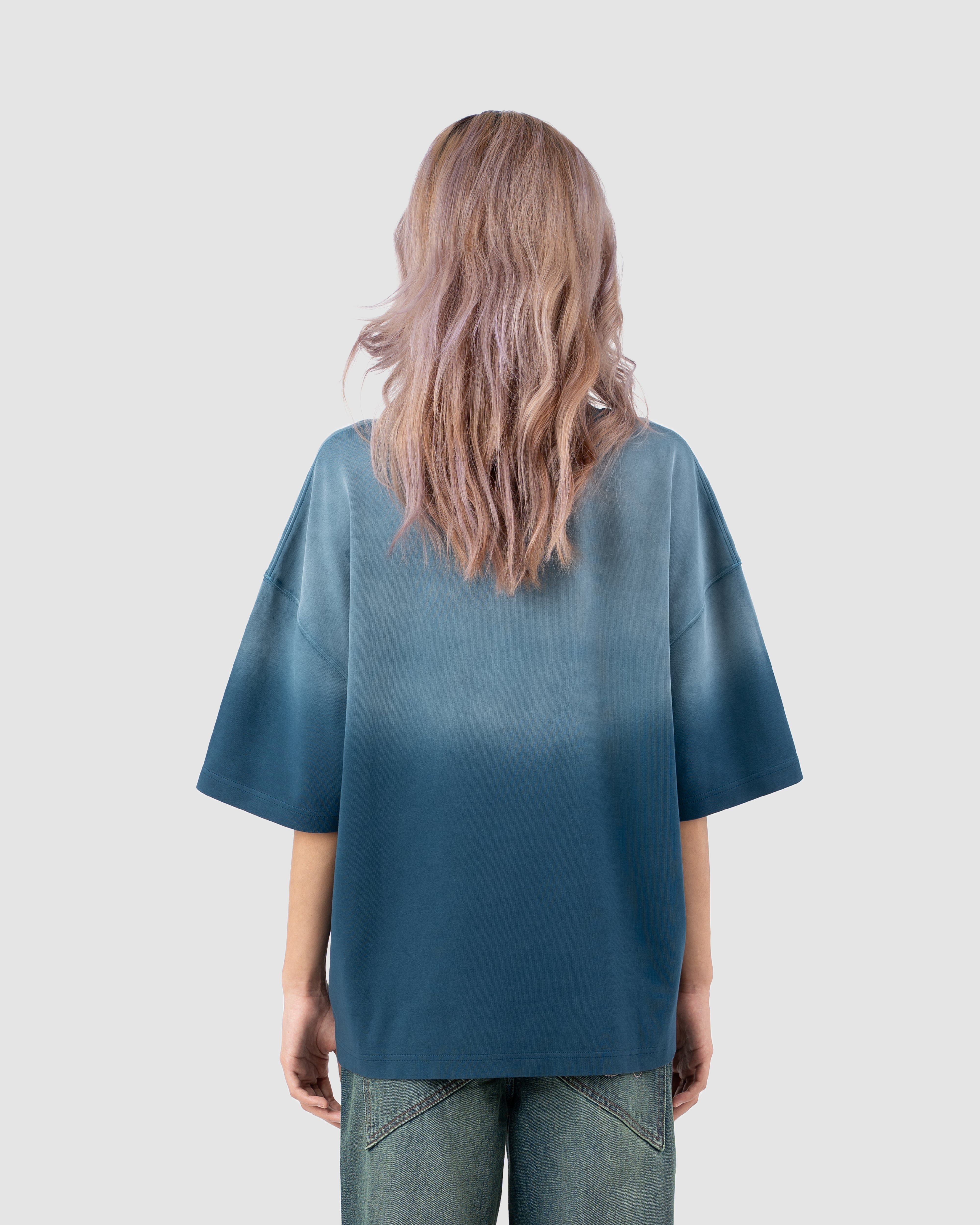 W&R Vintage Ocean Blue boxy T-shirt