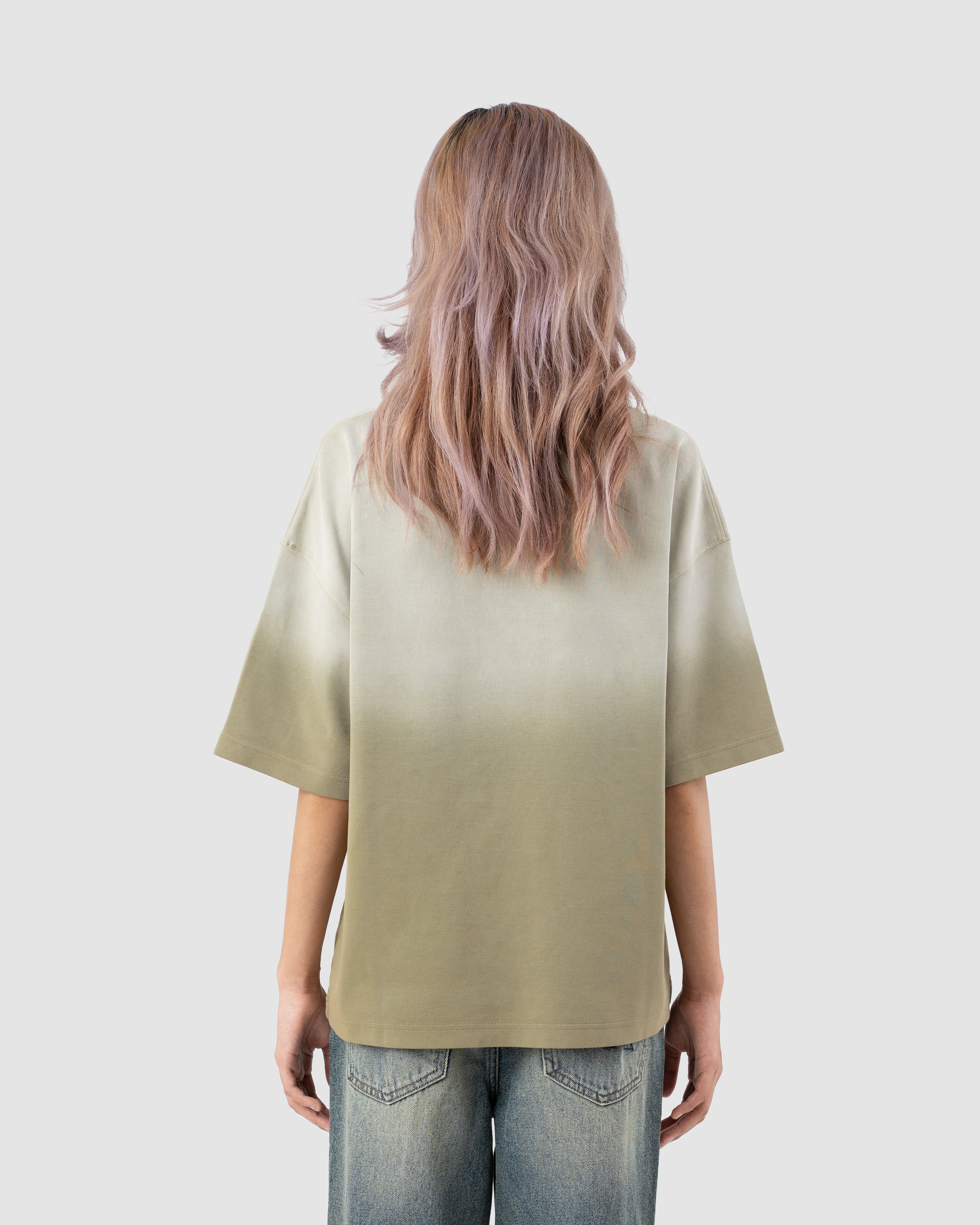 W&R Vintage Olive boxy T-shirt