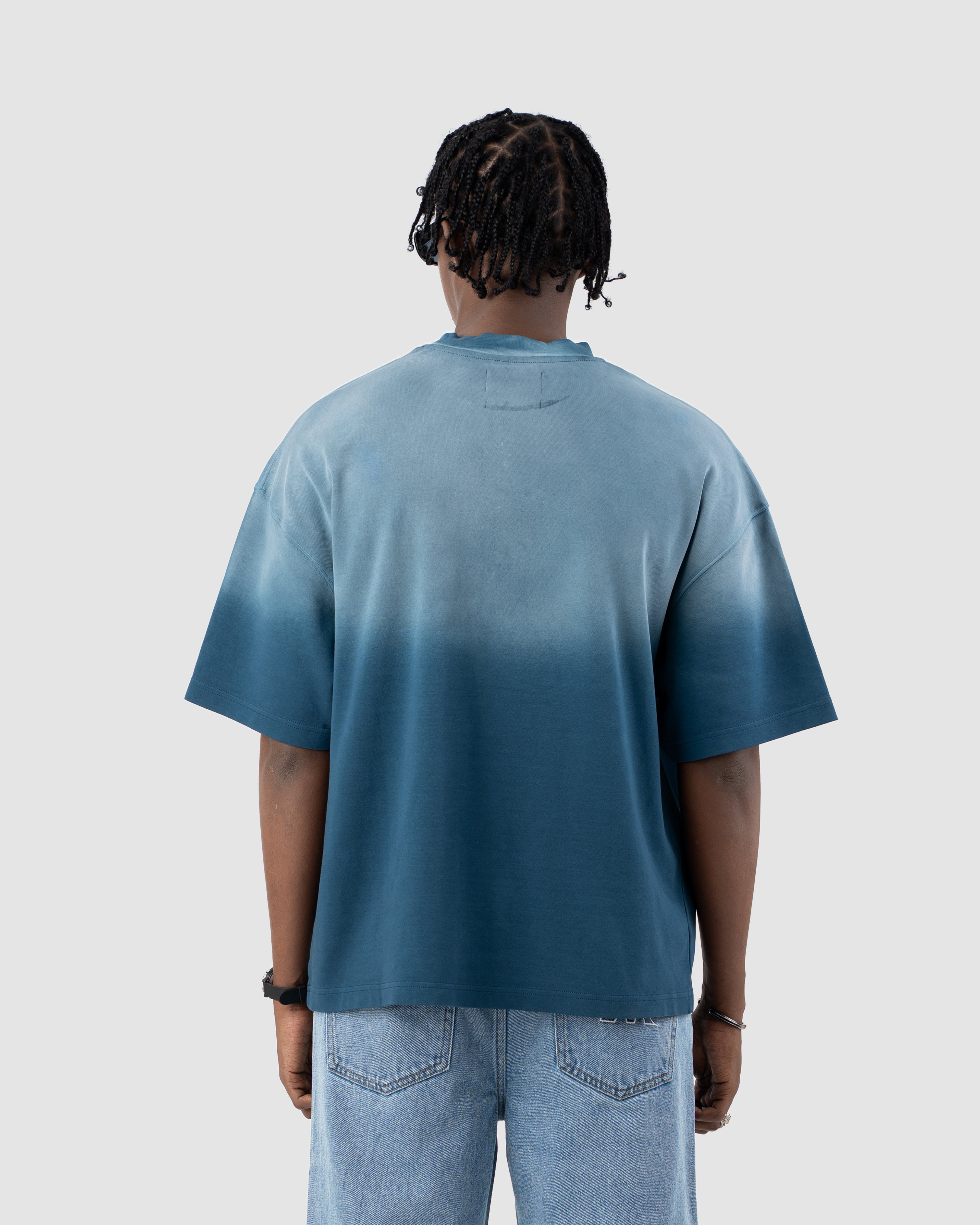 W&R Vintage Ocean Blue boxy T-shirt