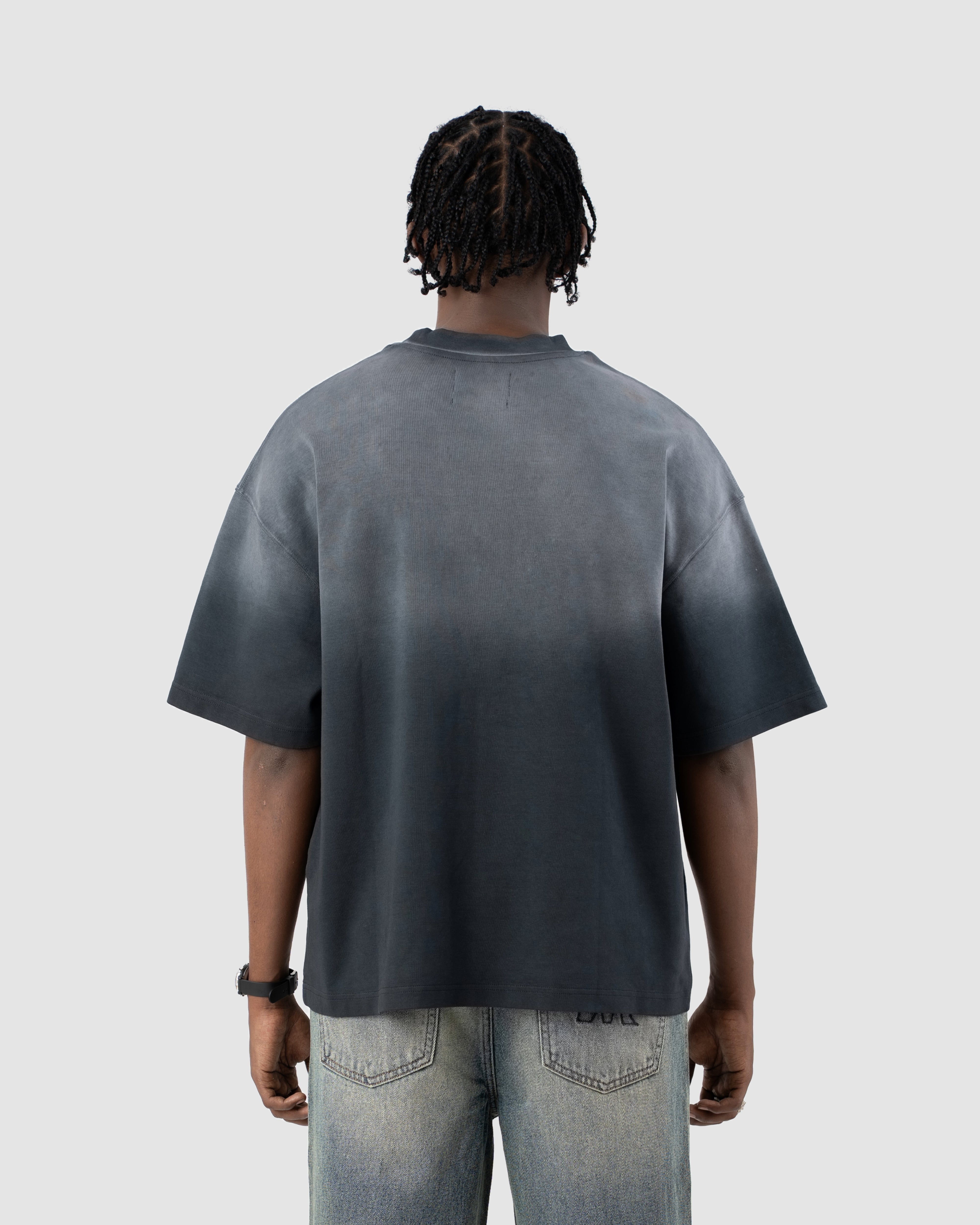 W&R Vintage Black boxy T-shirt