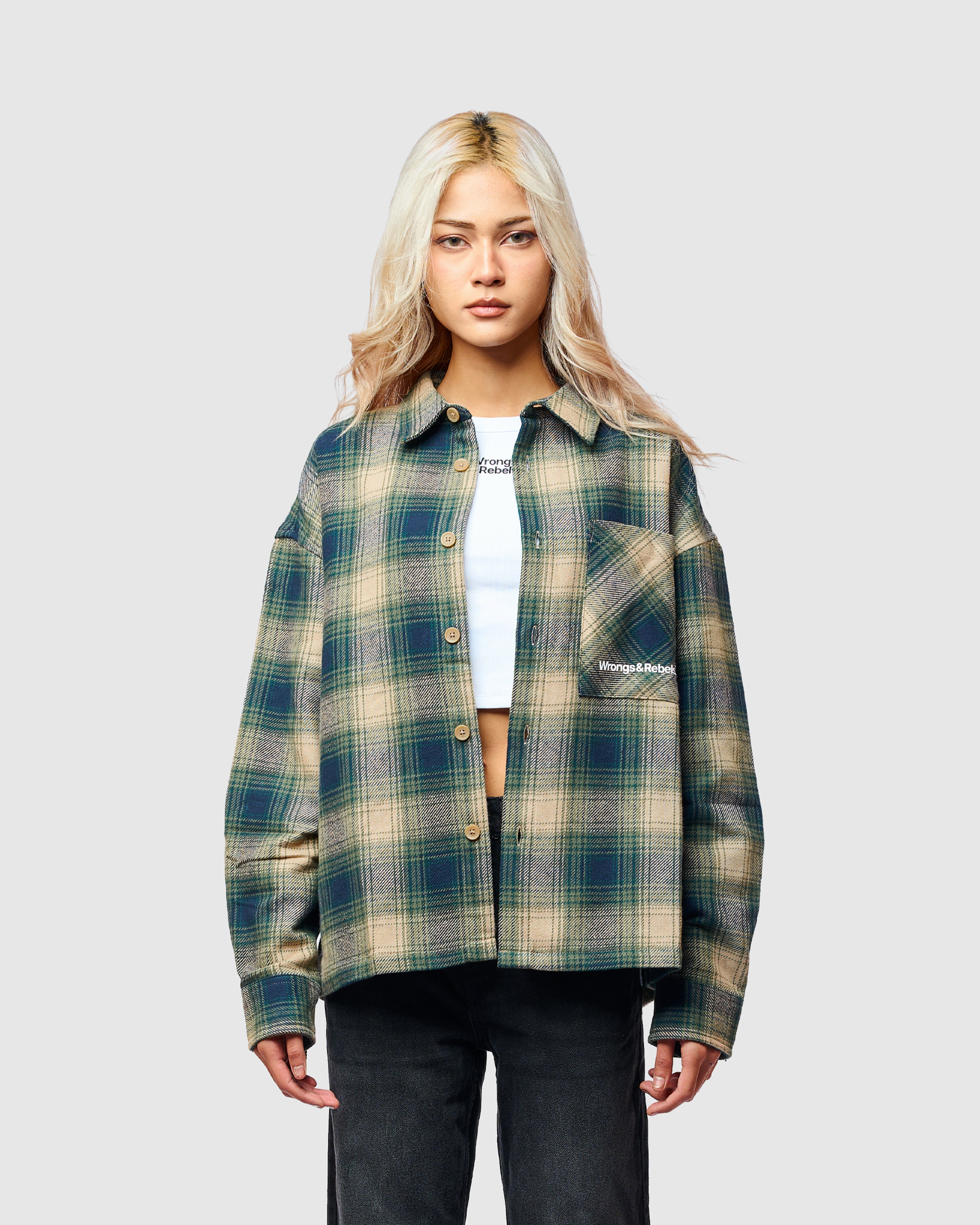 W&R Forest Boxy Check Shirt