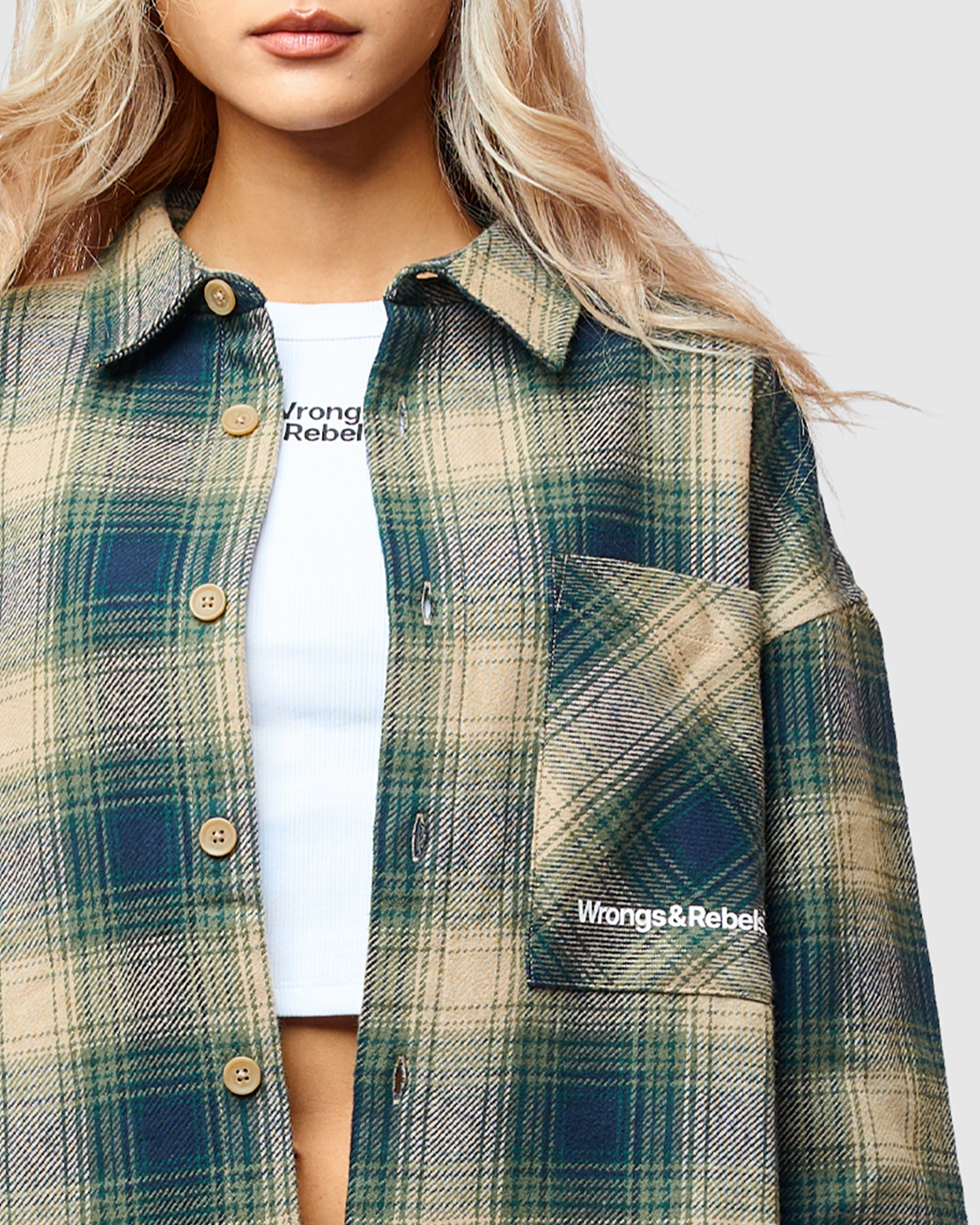 W&R Forest Boxy Check Shirt