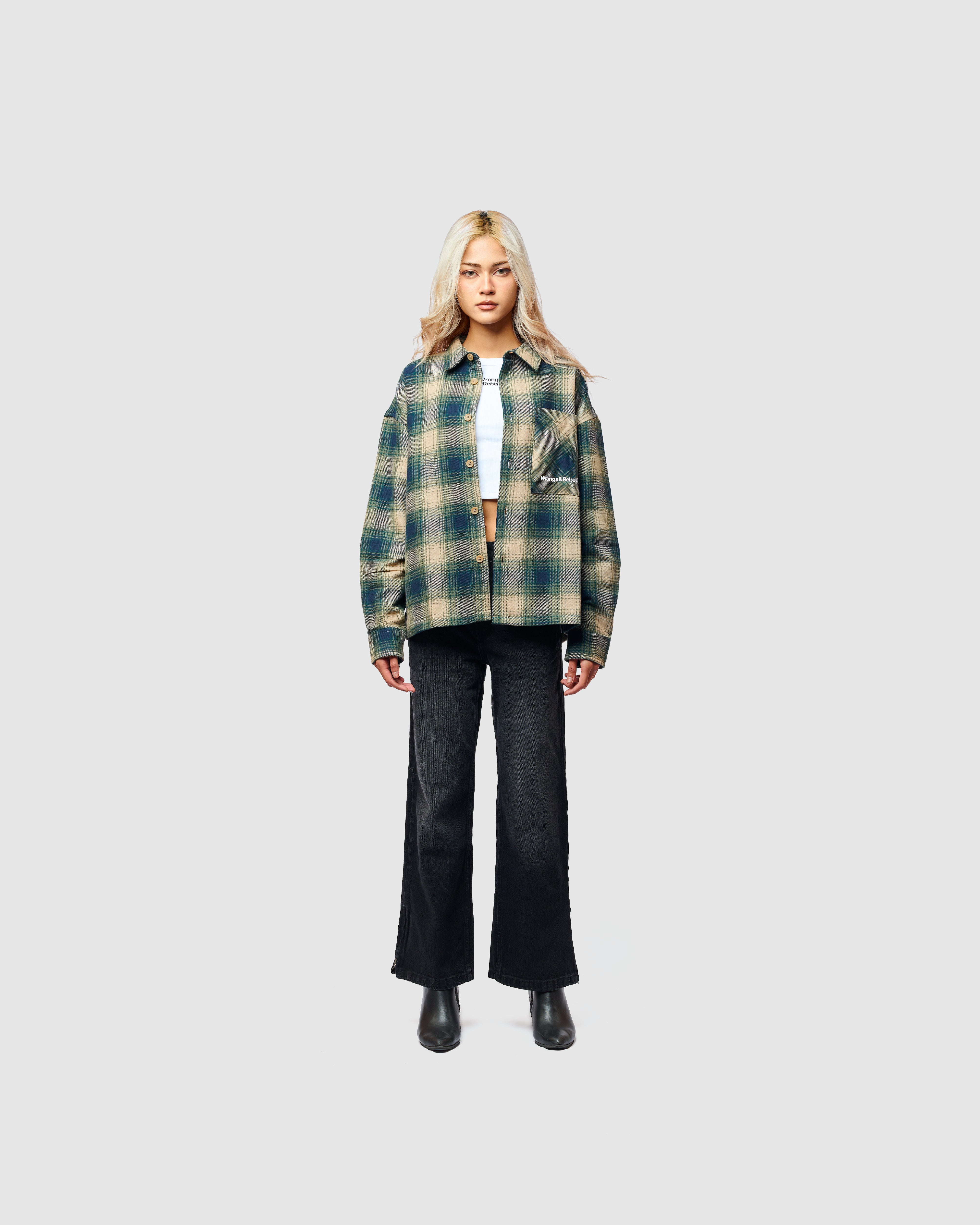 W&R Forest Boxy Check Shirt