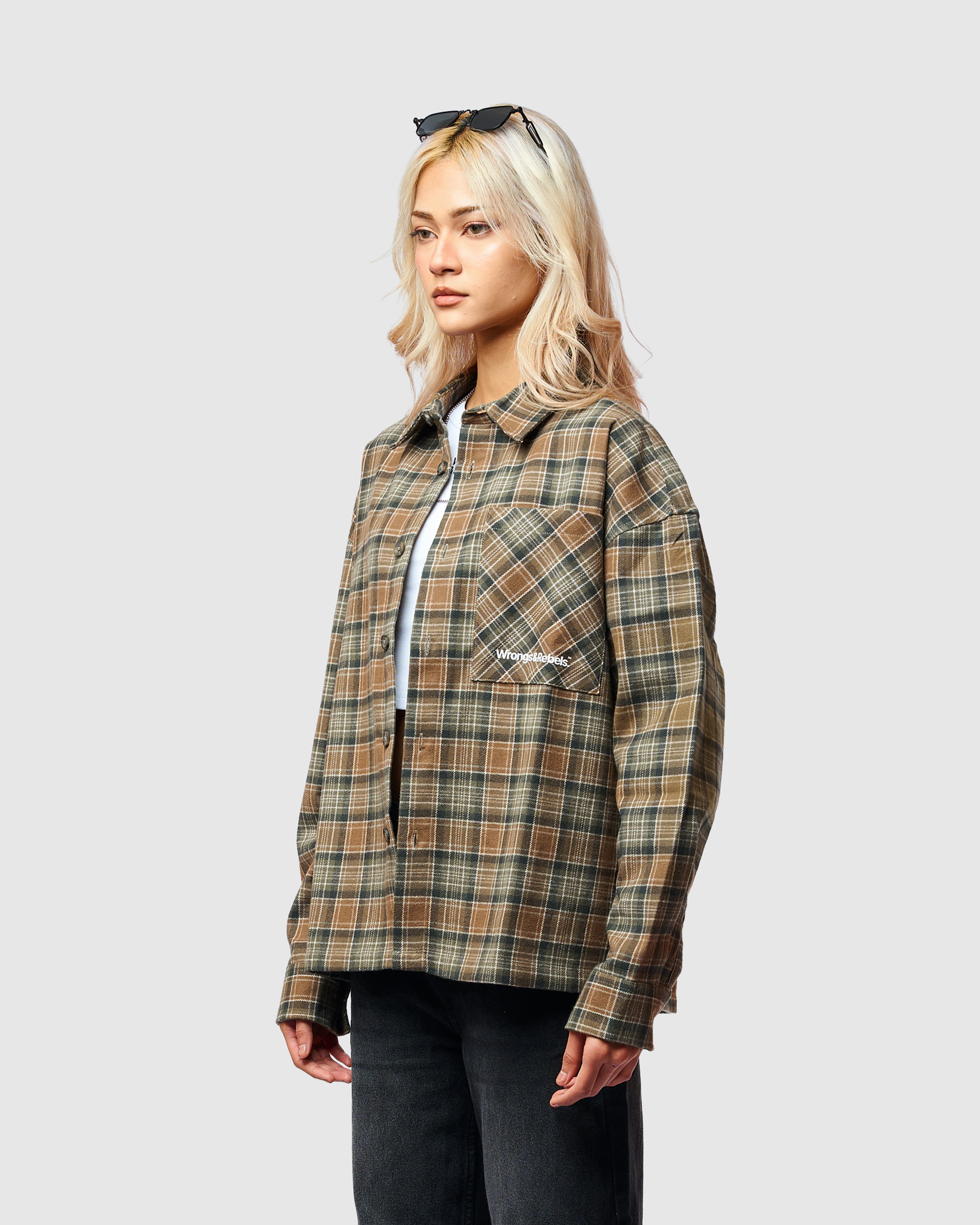 W&R Soil Boxy Check Shirt