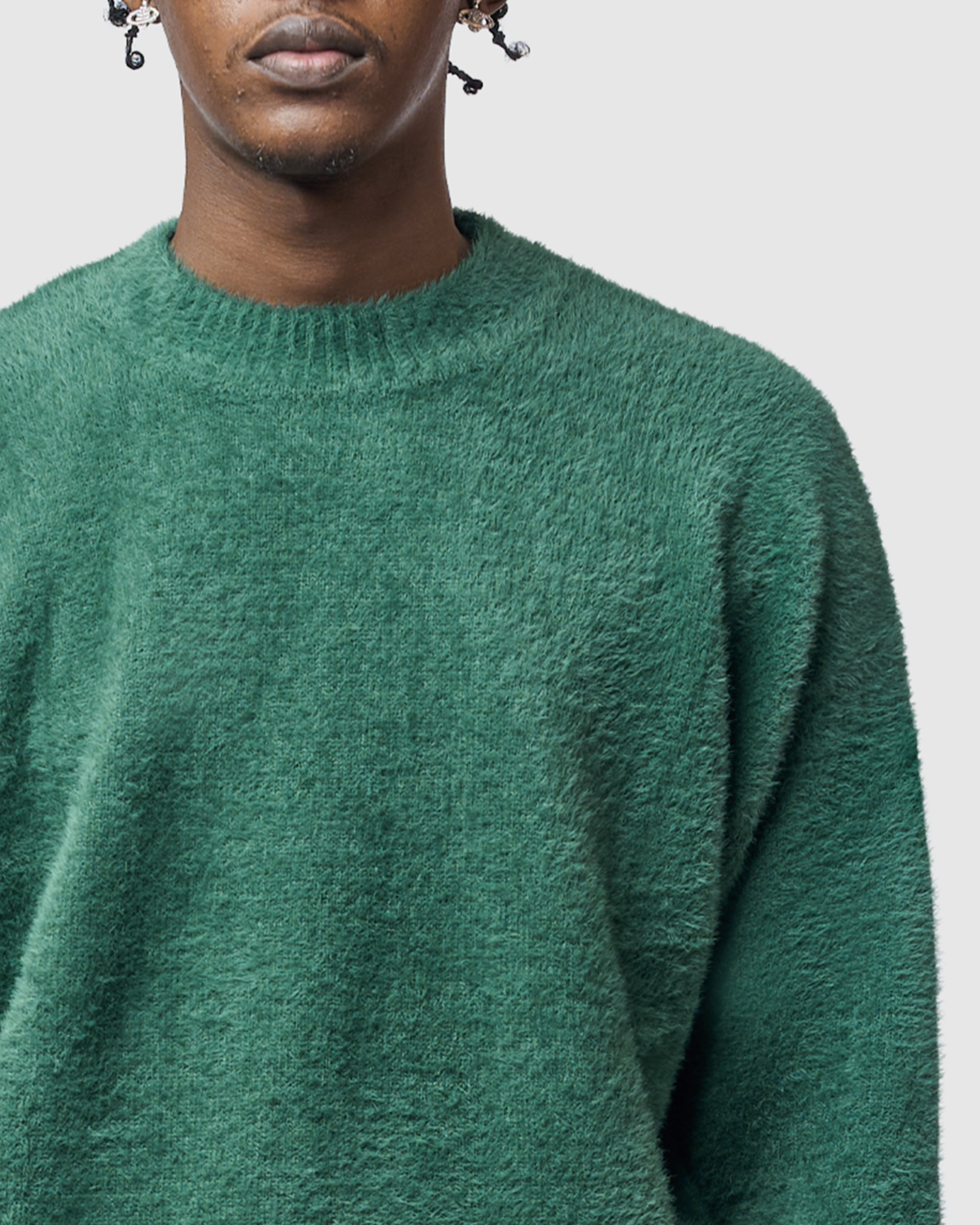 W&R Green Cat Feather Sweater