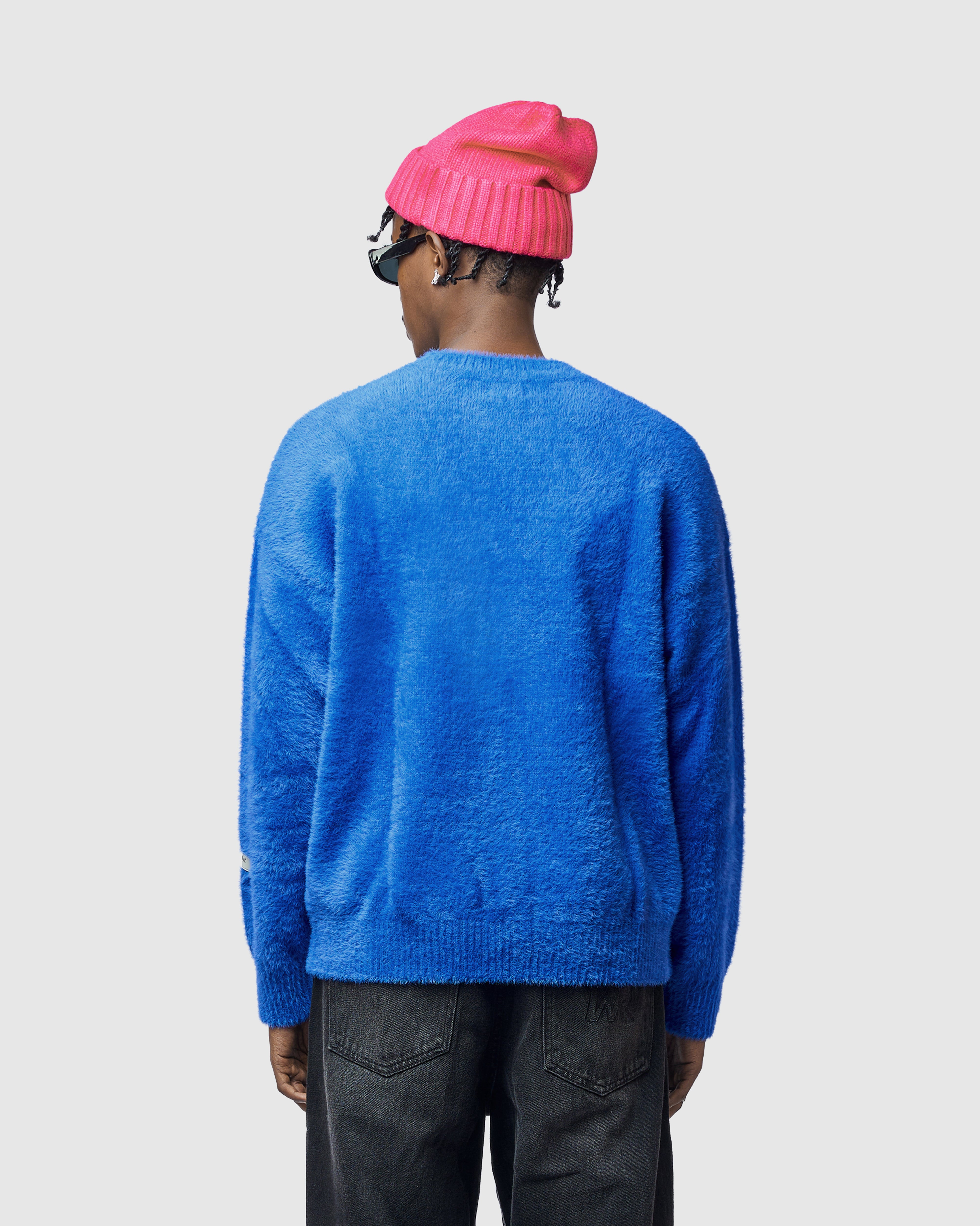 W&R Blue Cat Feather Sweater