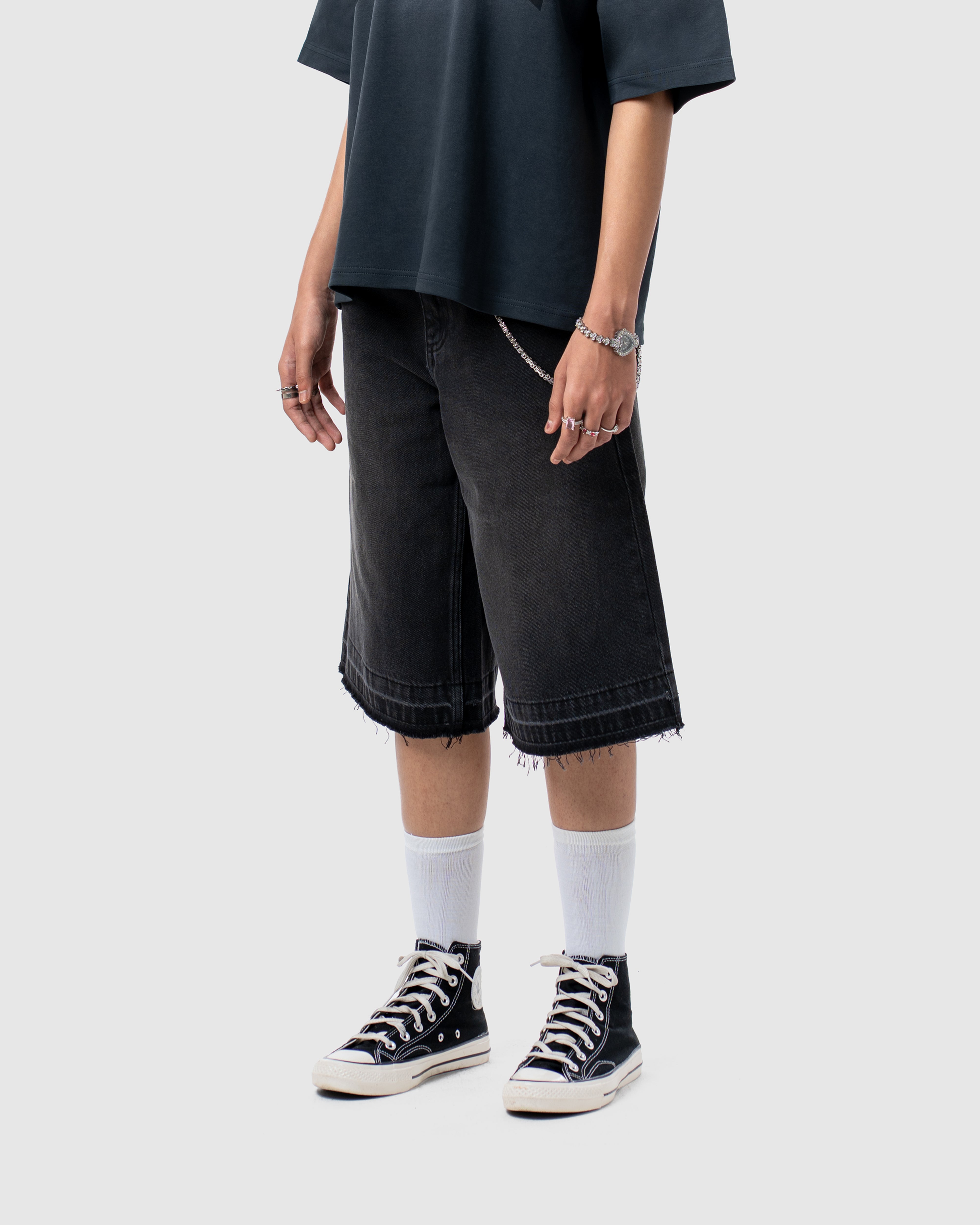 W&R Jet Black Jorts