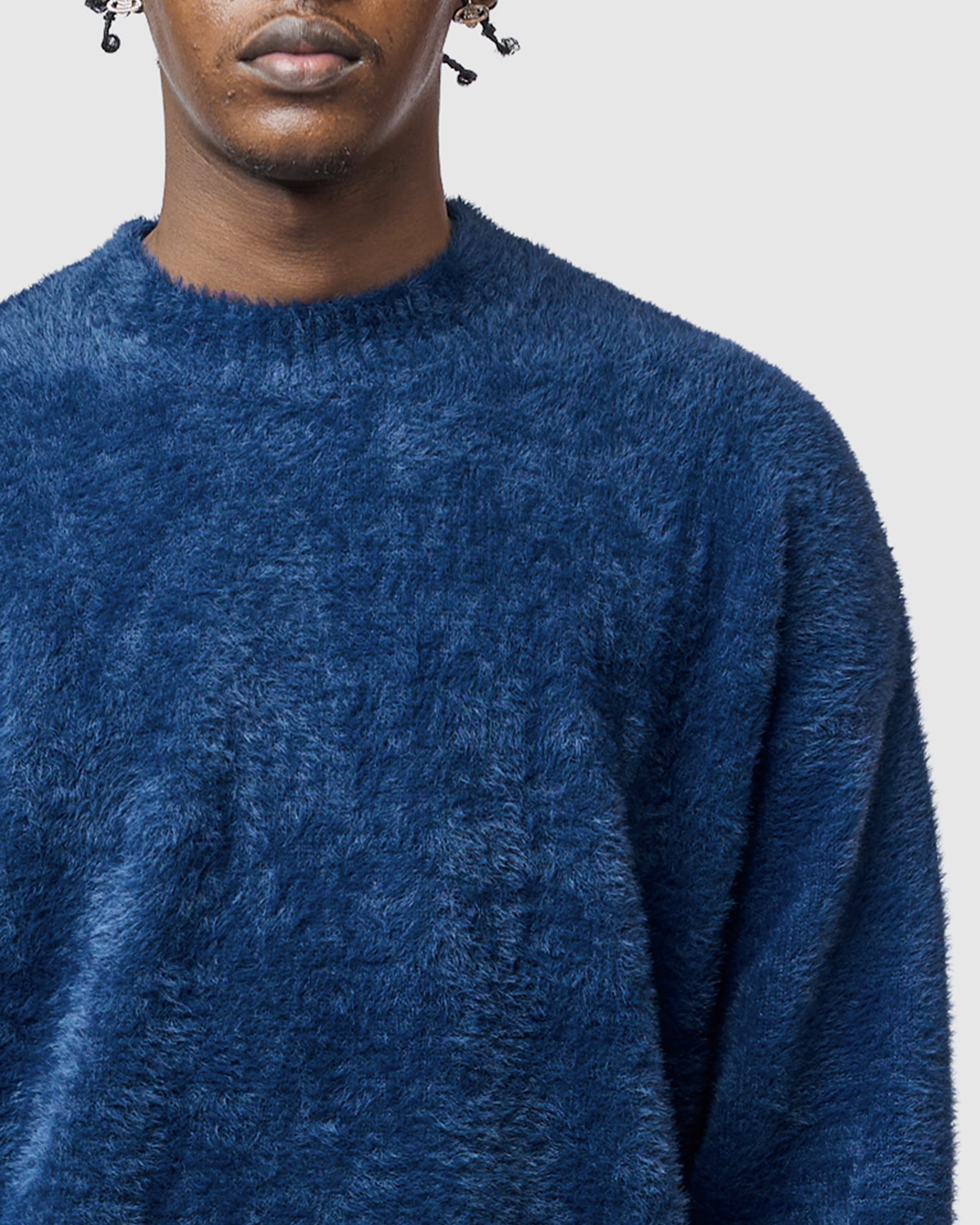 W&R Navy Cat Feather Sweater