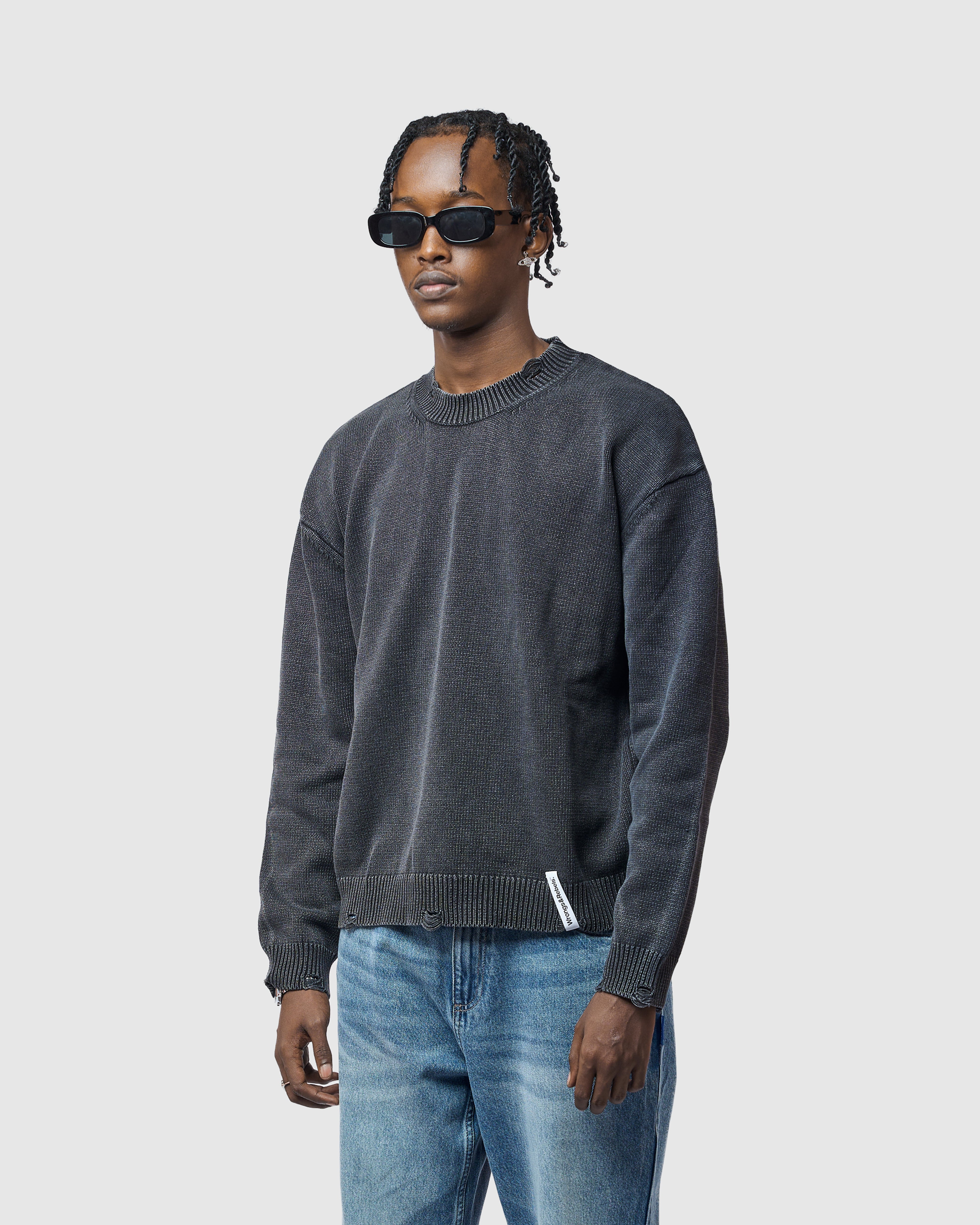 W&R Aged Black Sweater