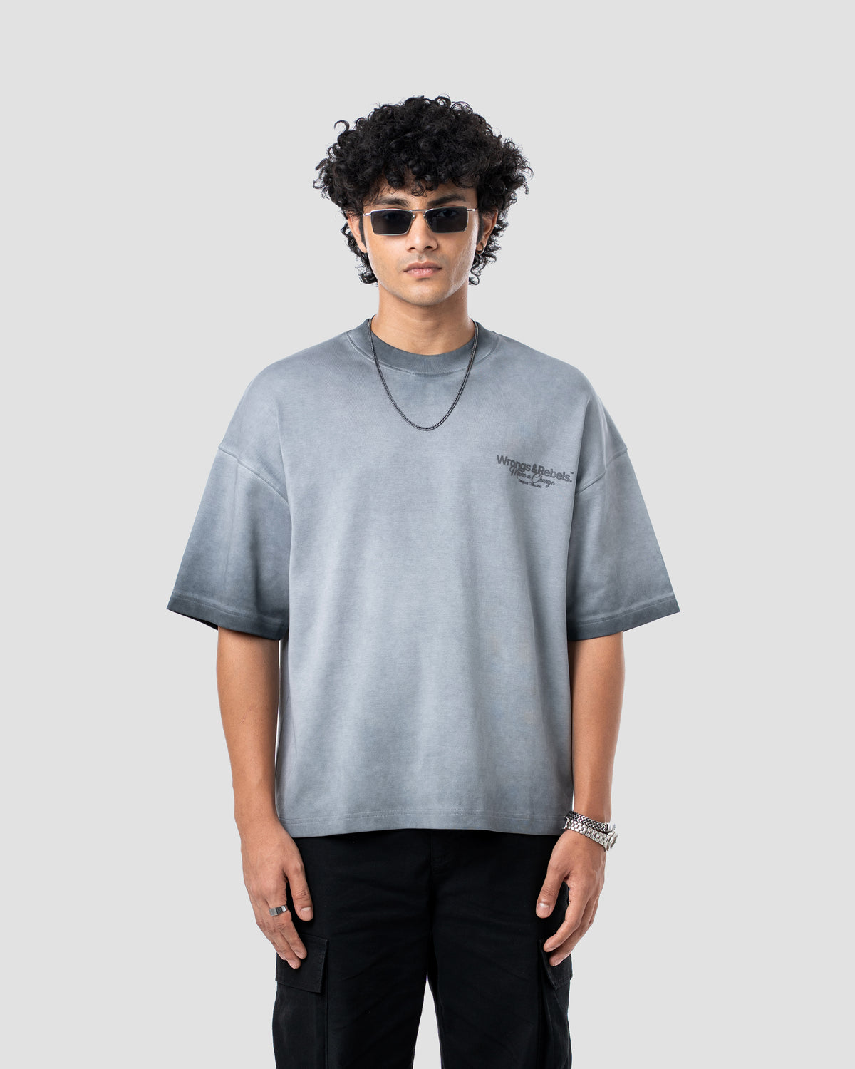 W&R Storm Gray Boxy T-Shirt