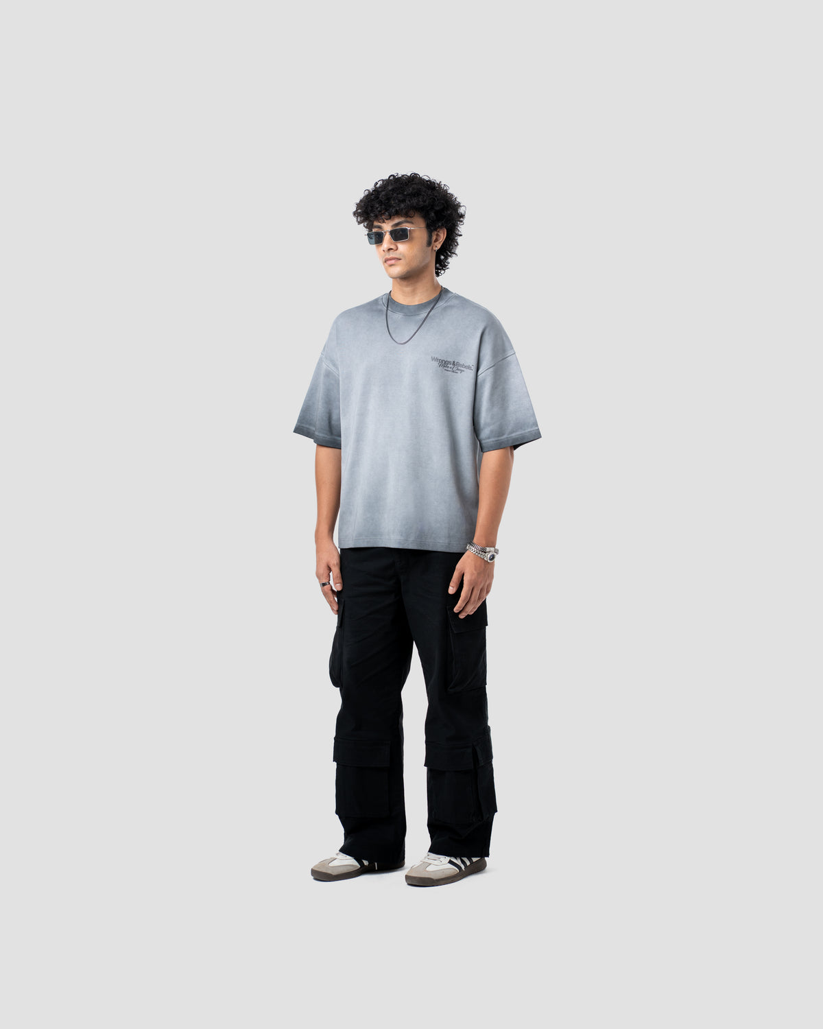 W&R Storm Gray Boxy T-Shirt