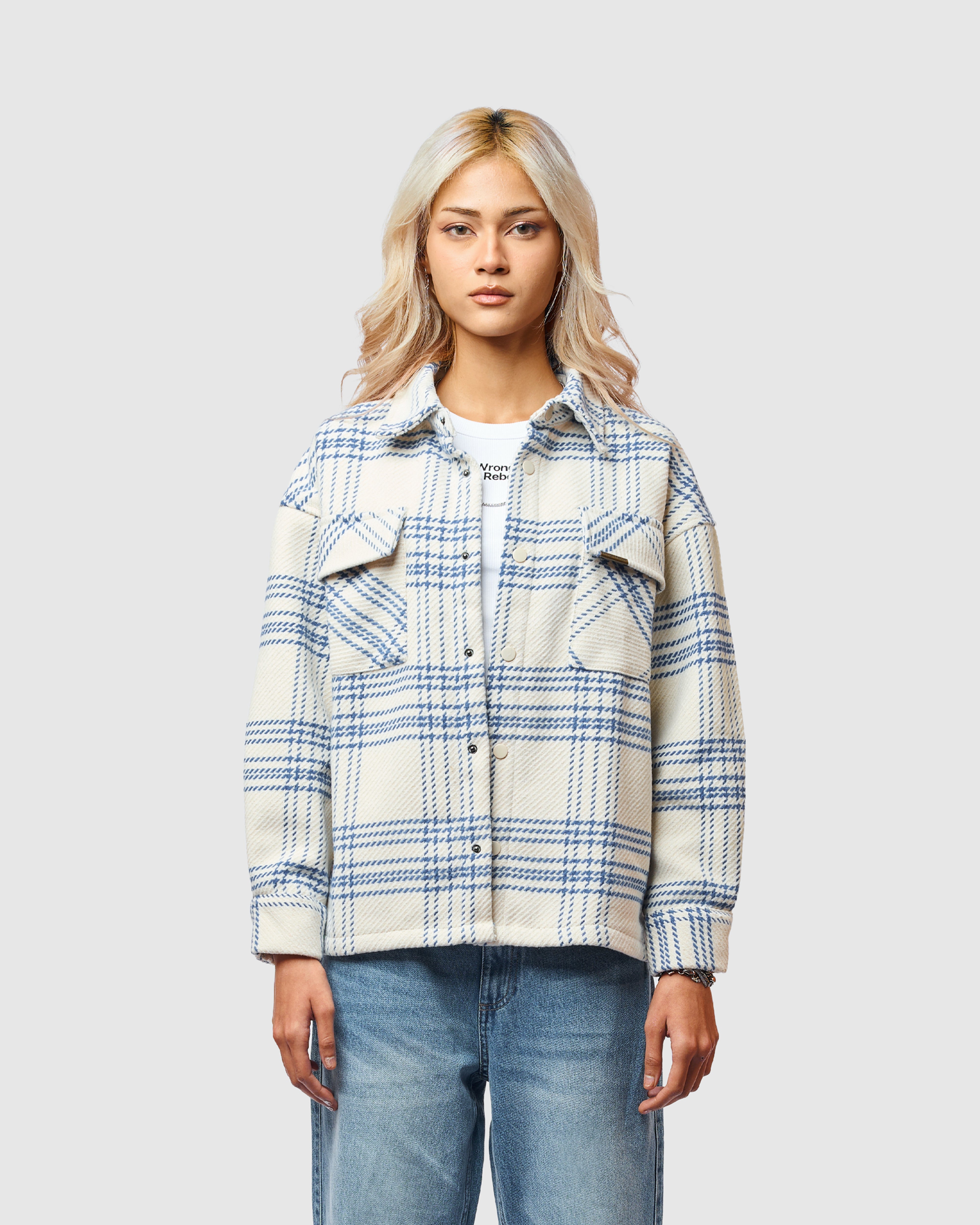 W&R Horizon Check Shacket