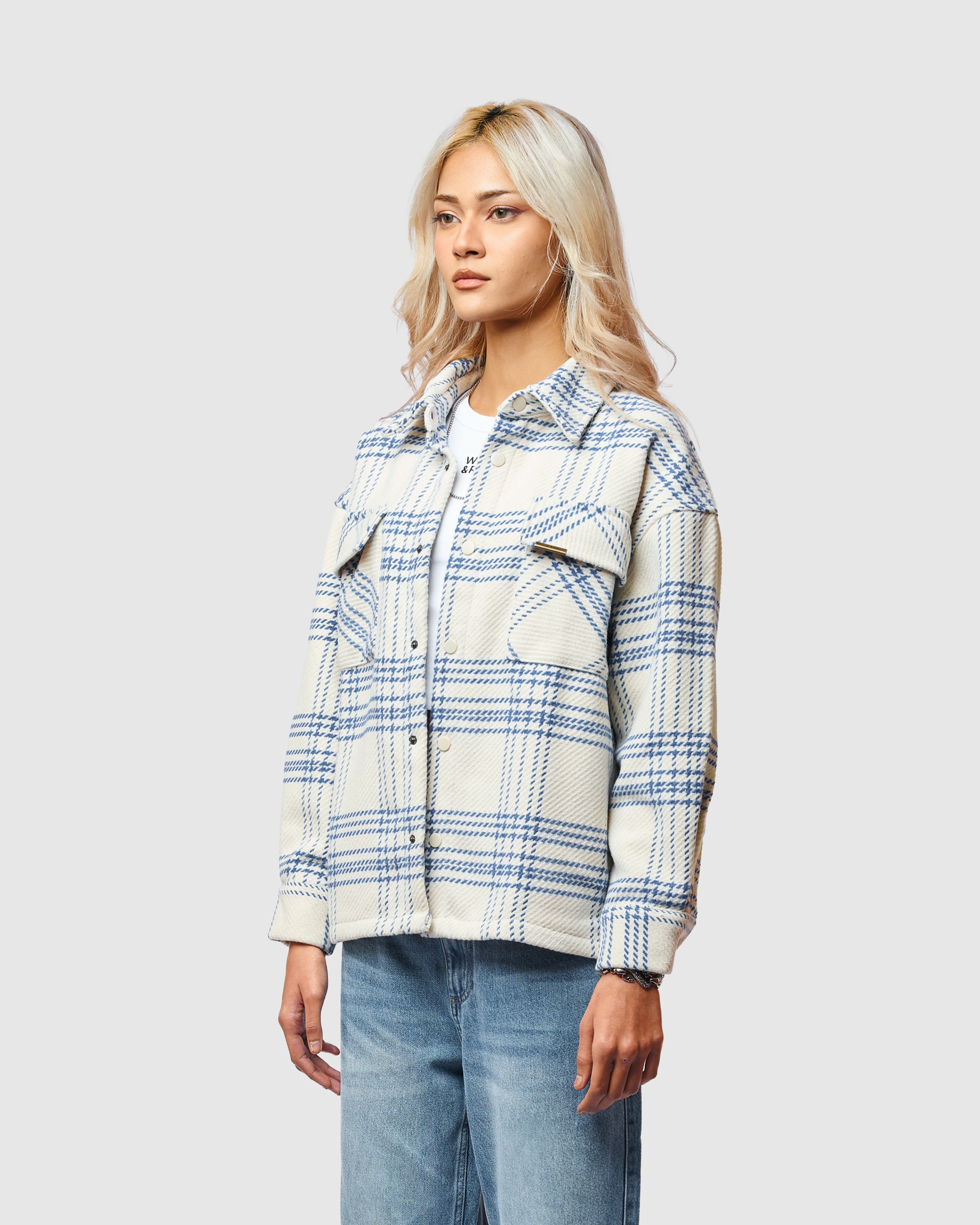 W&R Horizon Check Shacket