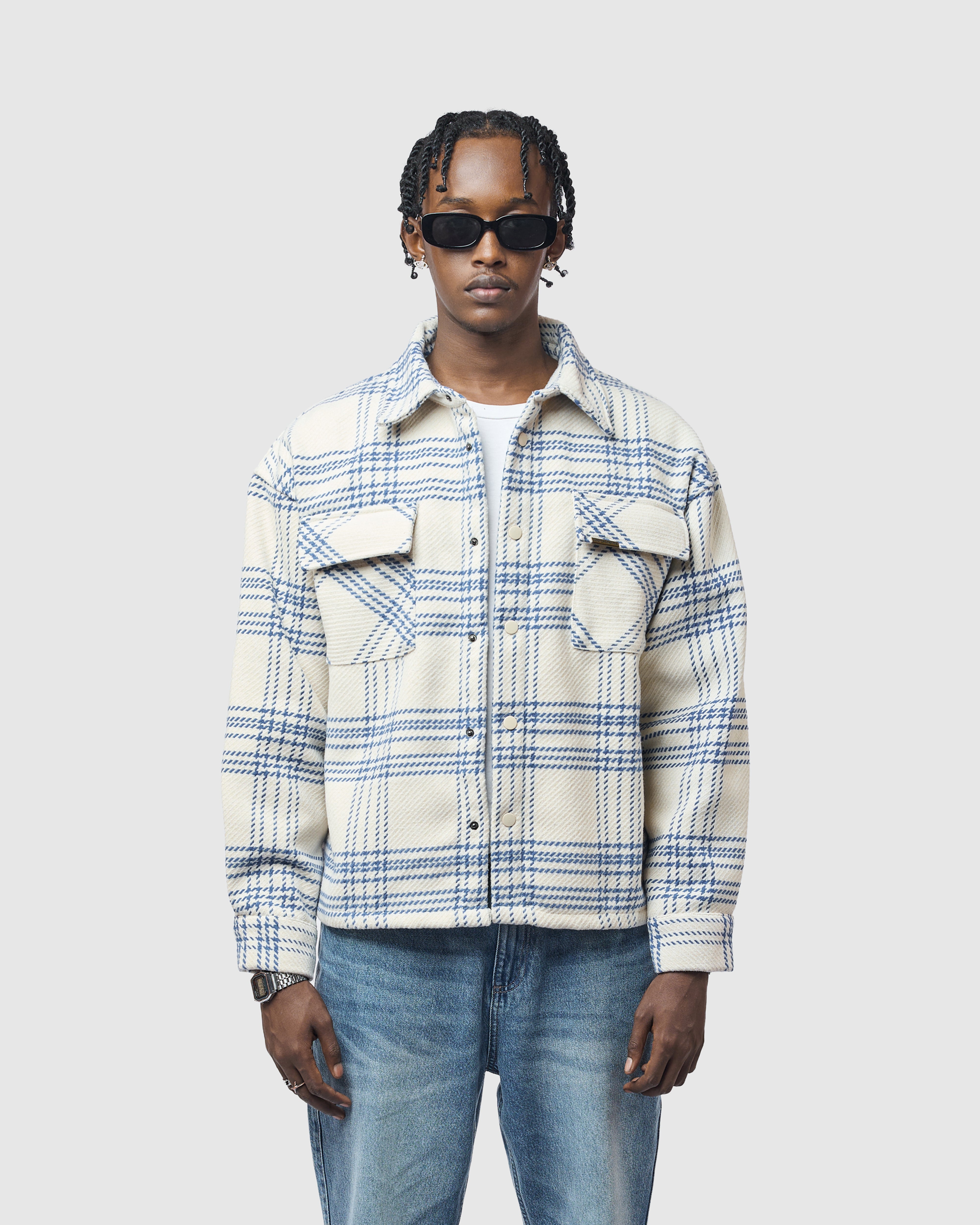 W&R Horizon Check Shacket