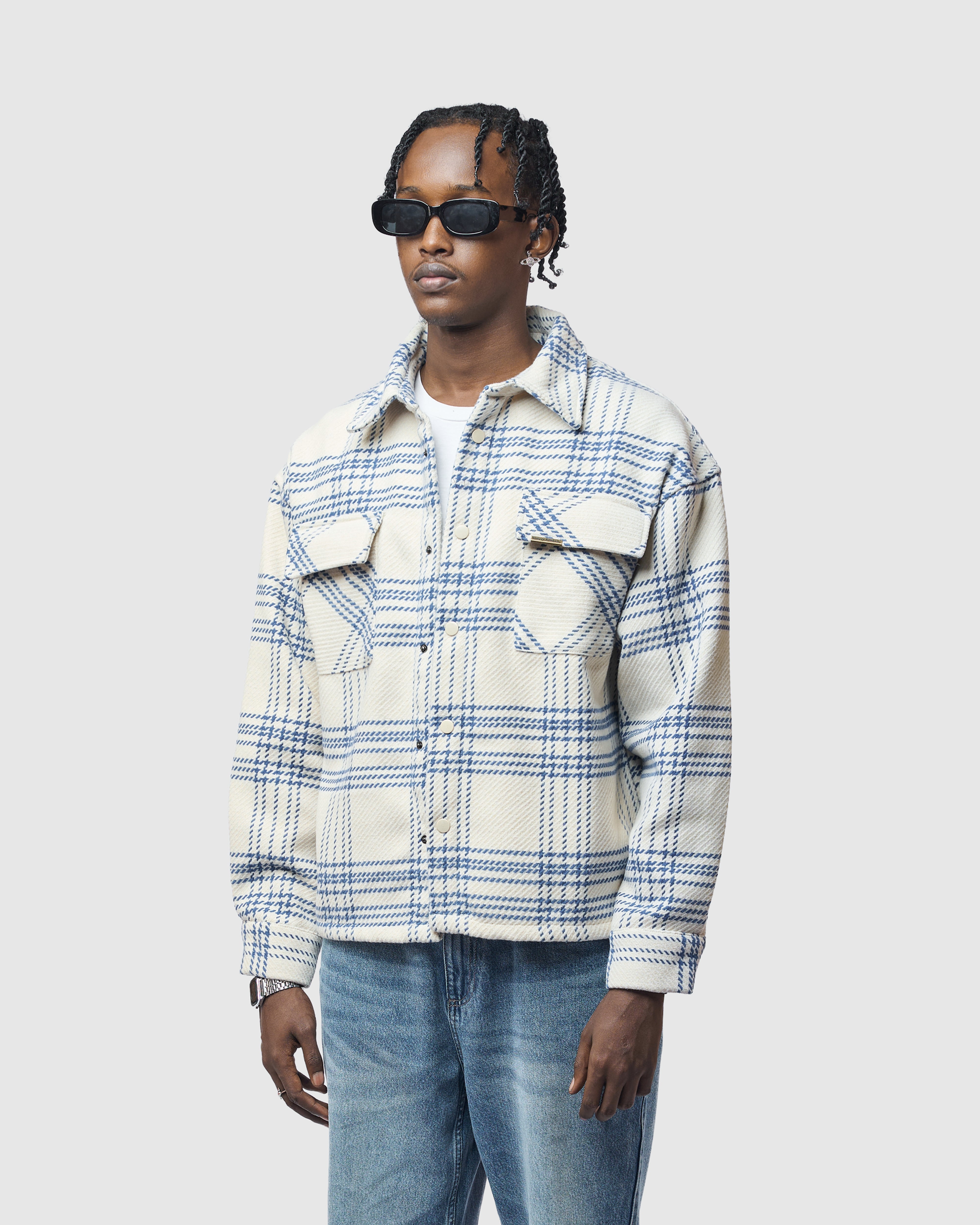 W&R Horizon Check Shacket