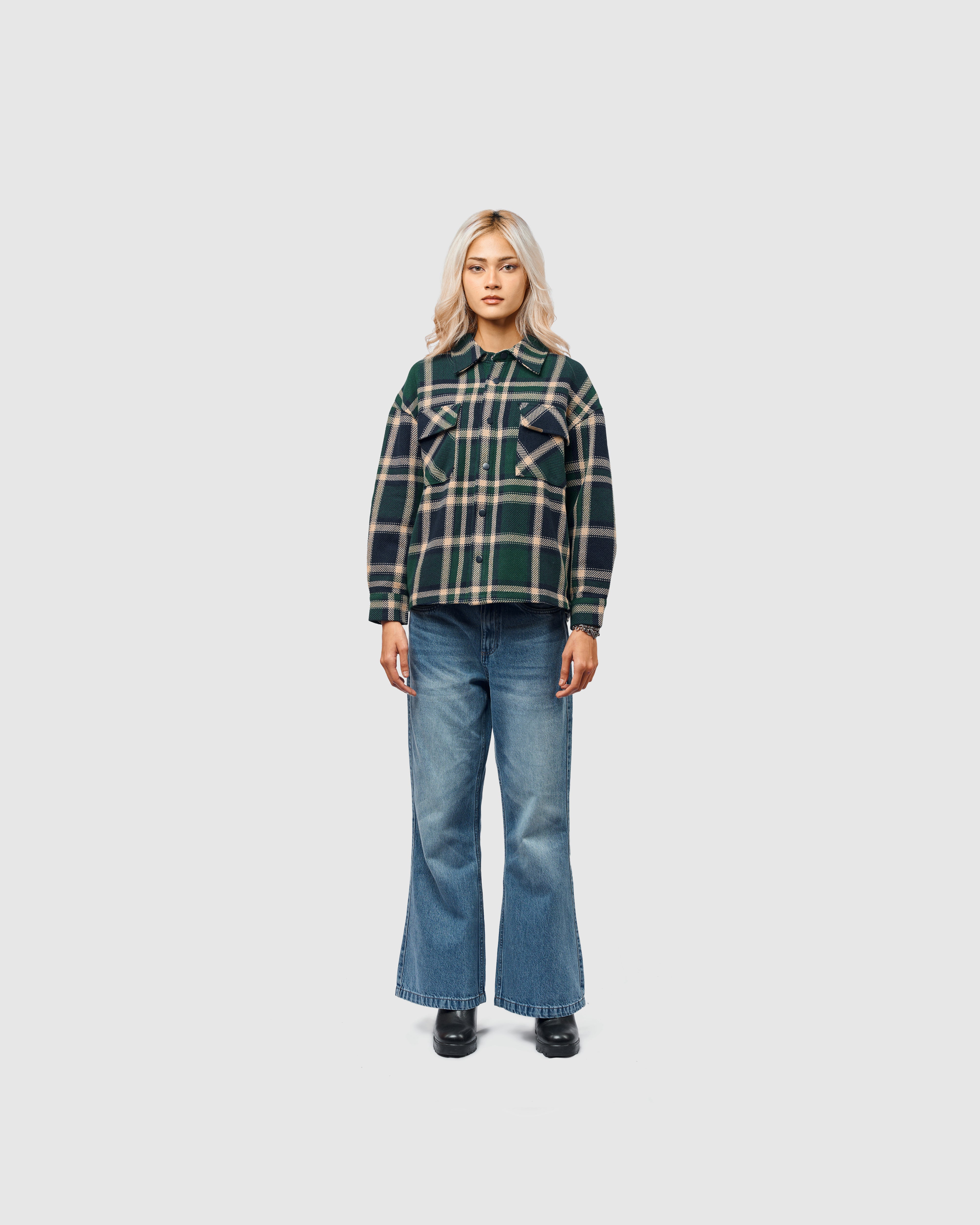 W&R Abyss Check Shacket