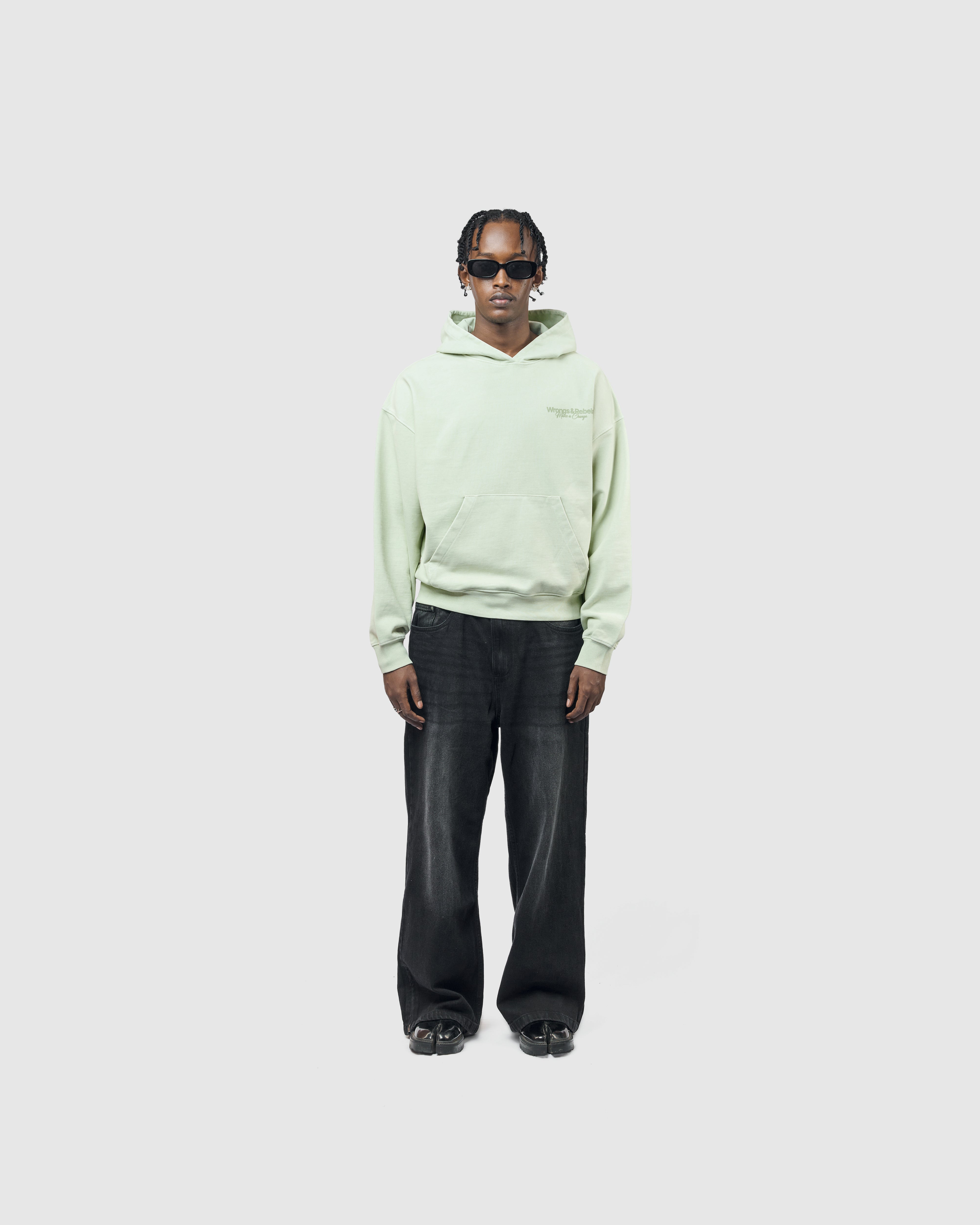W&R Pastel Boxy Hoodie