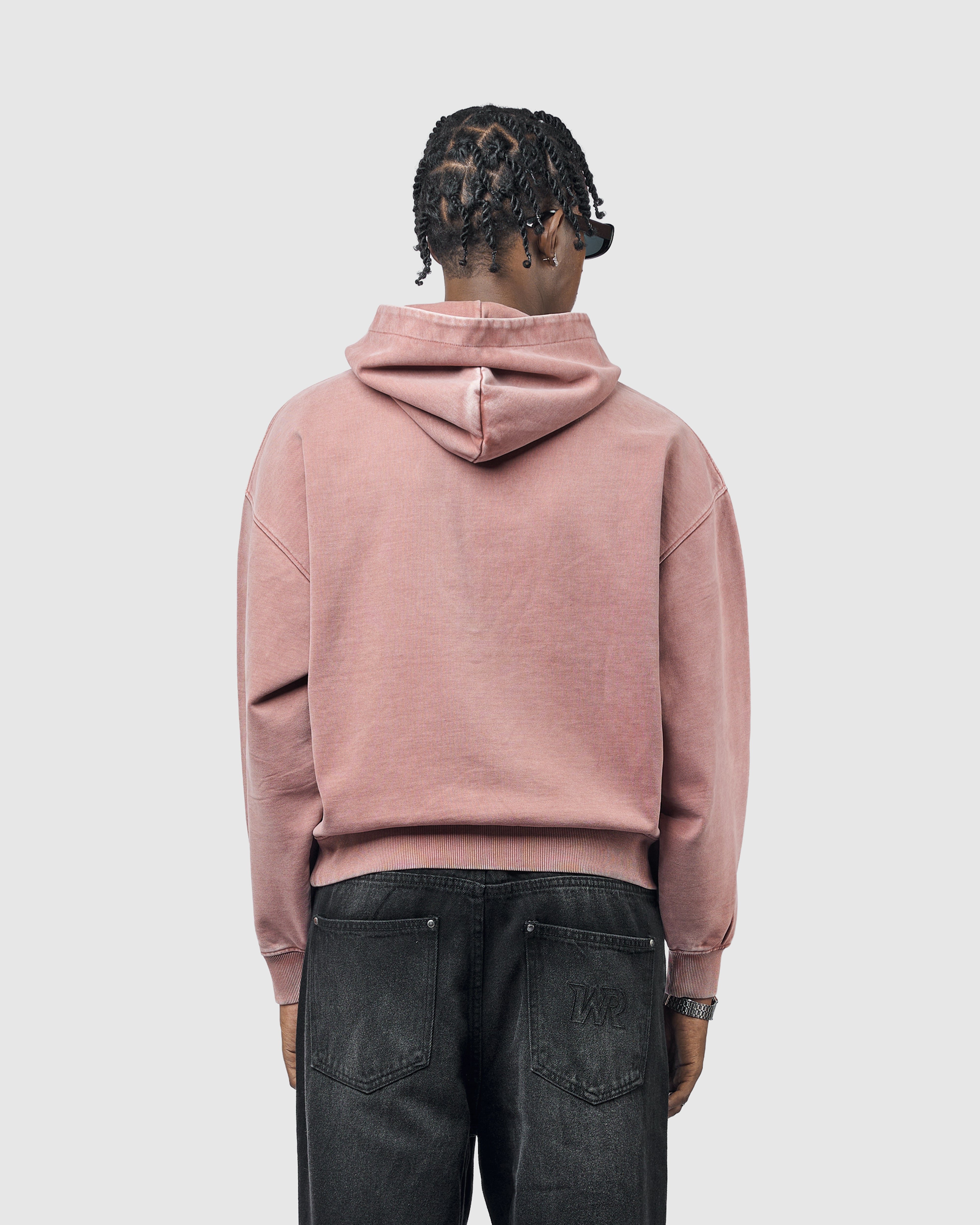 W&R Dusty Rose Boxy Hoodie