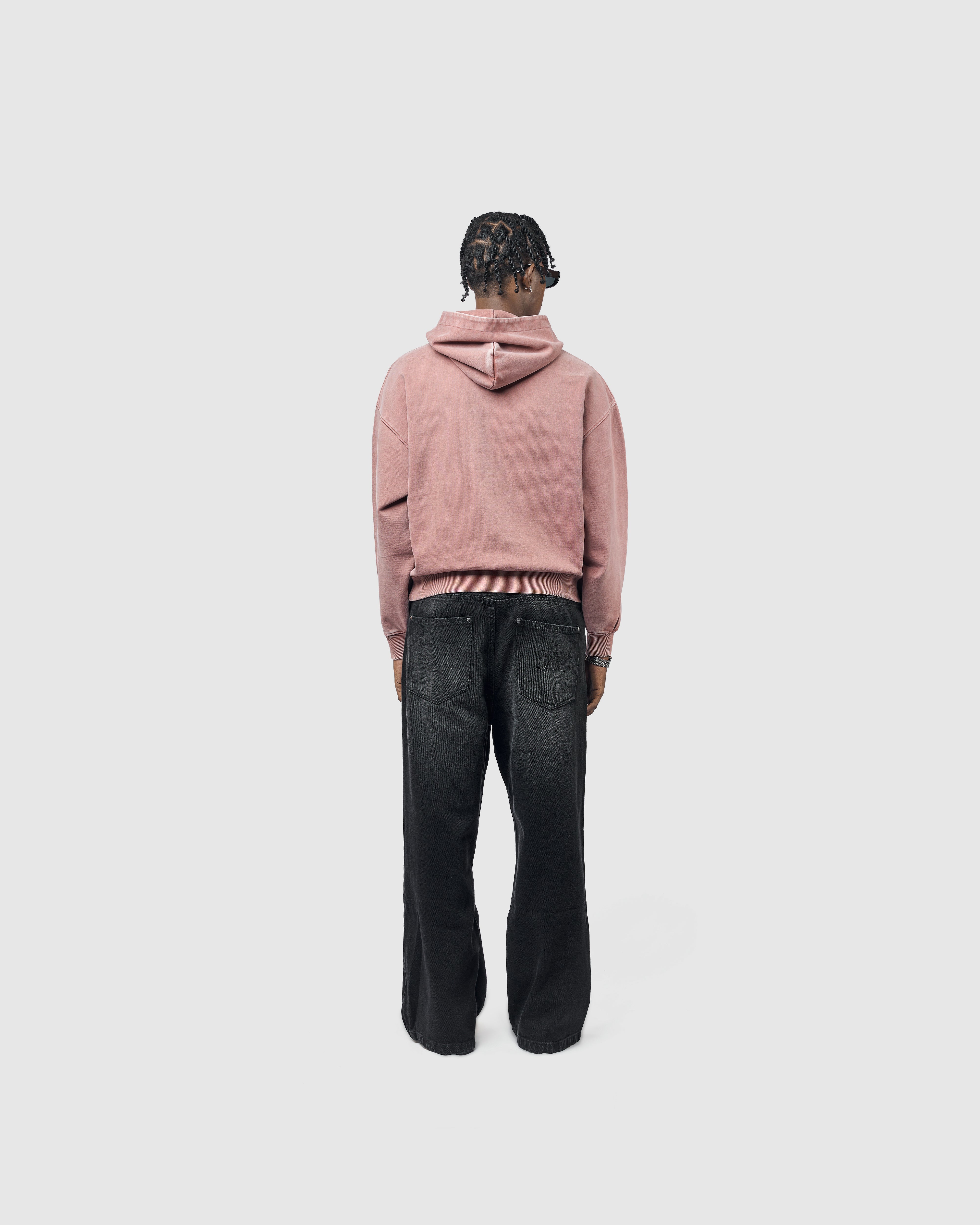 W&R Dusty Rose Boxy Hoodie