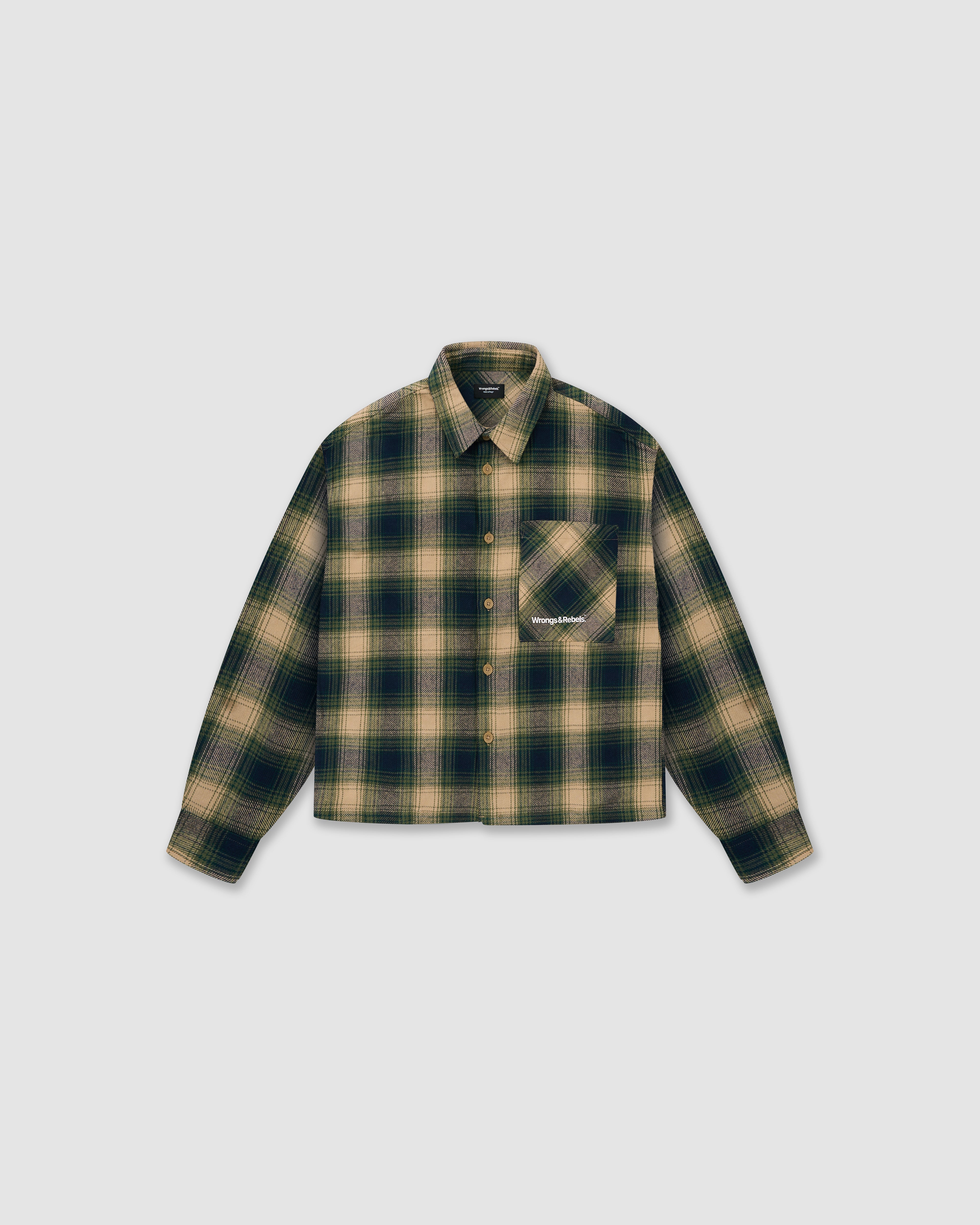 W&R Forest Boxy Check Shirt | Wrongs And Rebels Ltd