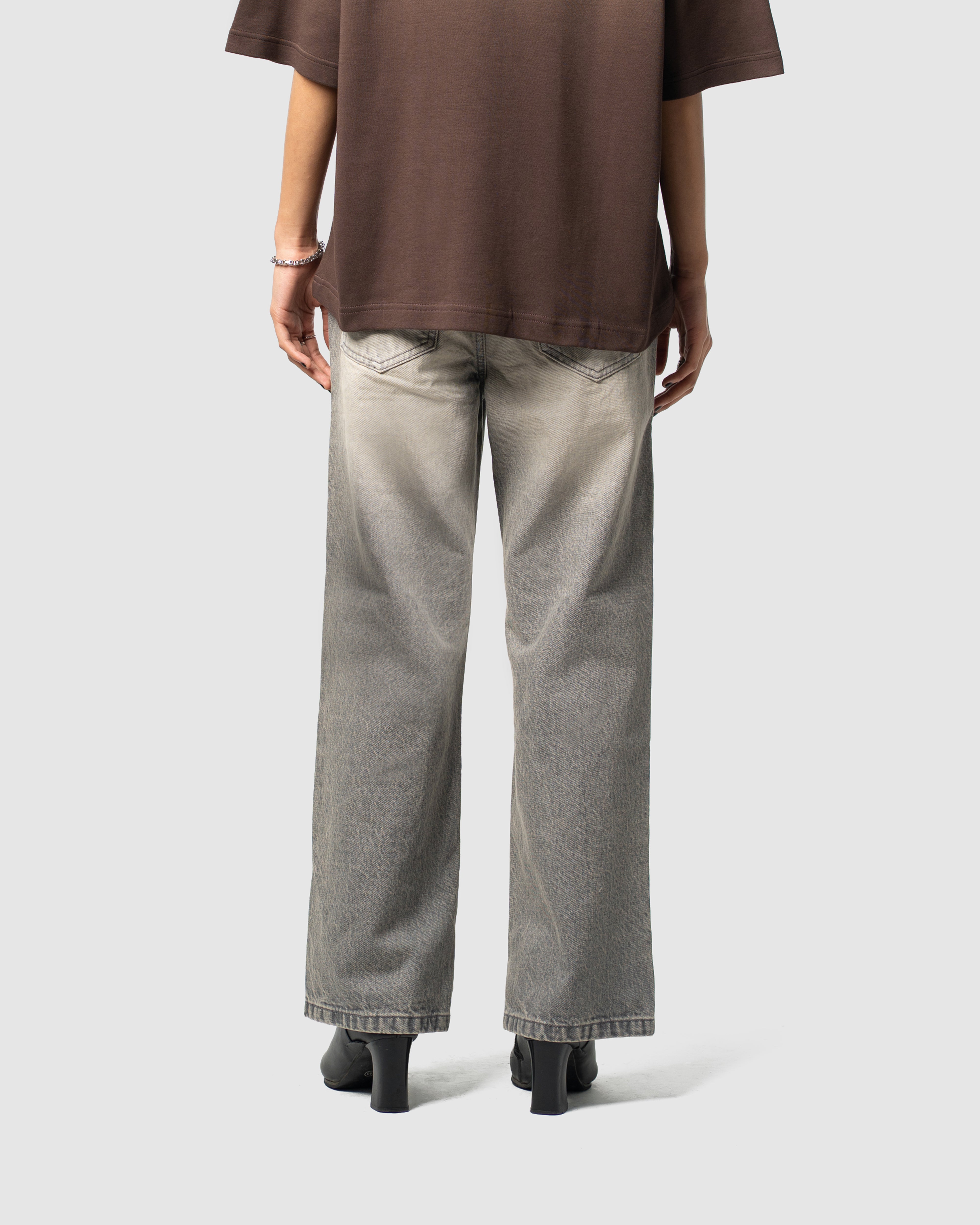 W&R Gray Straight Fit Pants