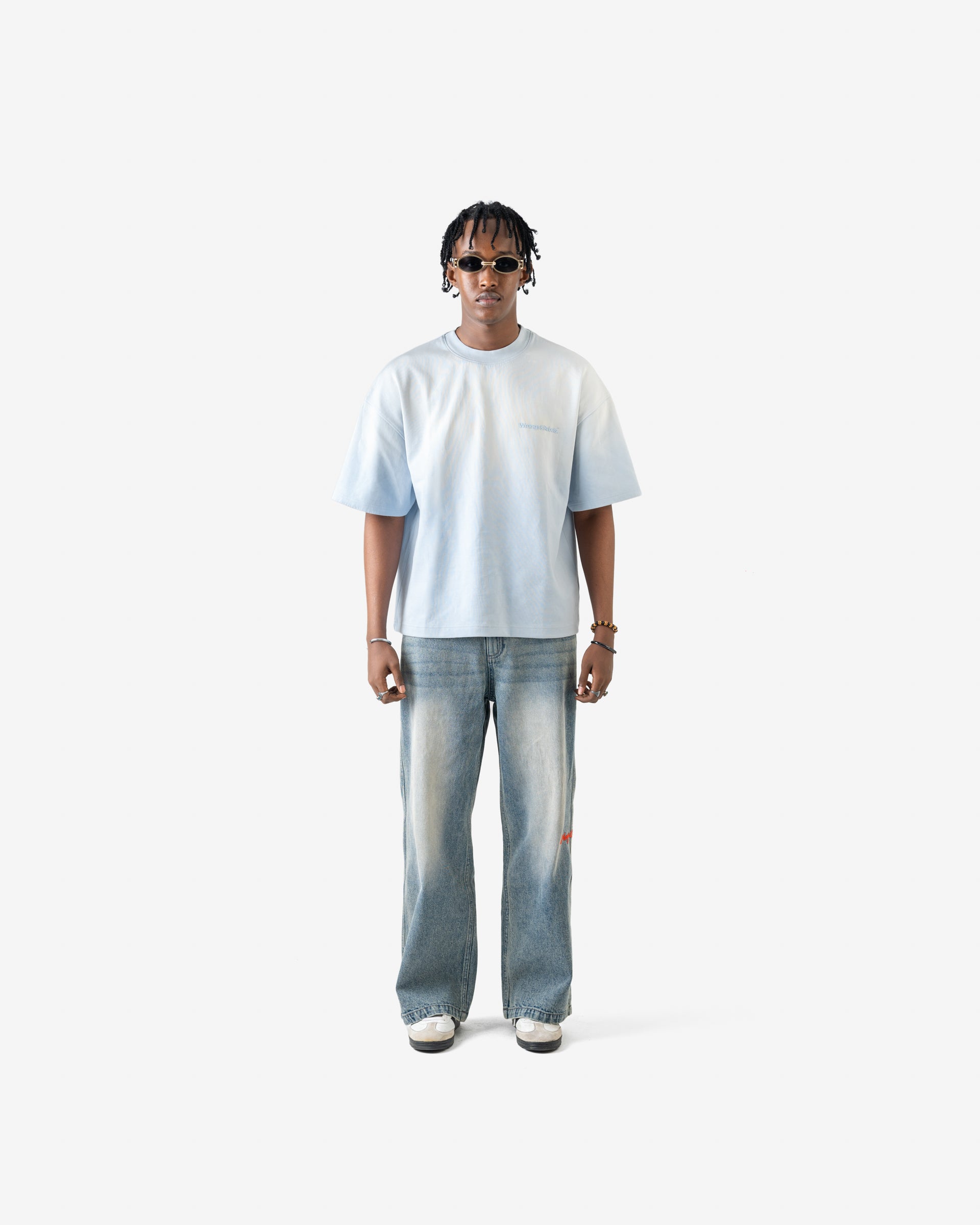 W&R Gray Fox Baggy Denim Pant