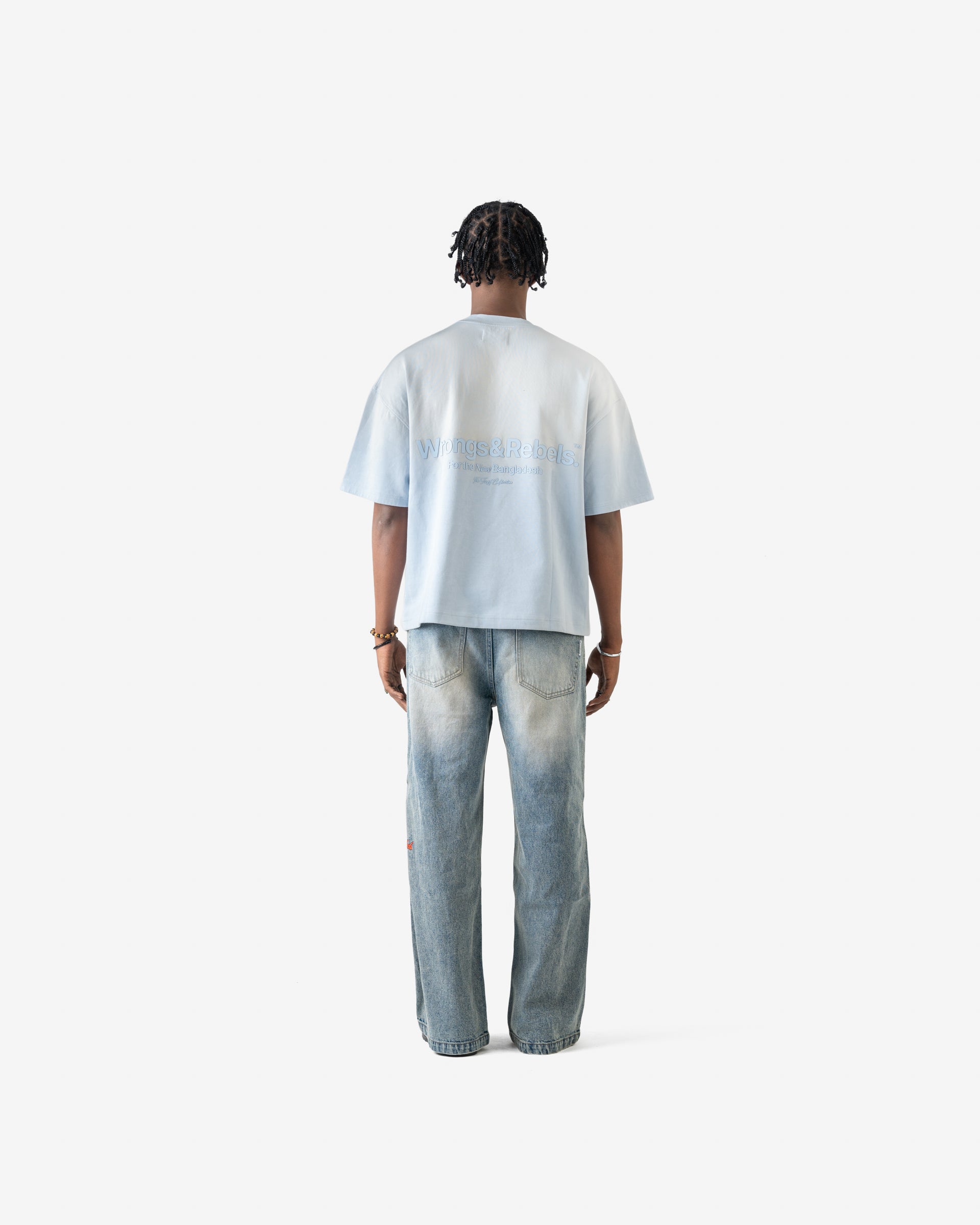 W&R Gray Fox Baggy Denim Pant