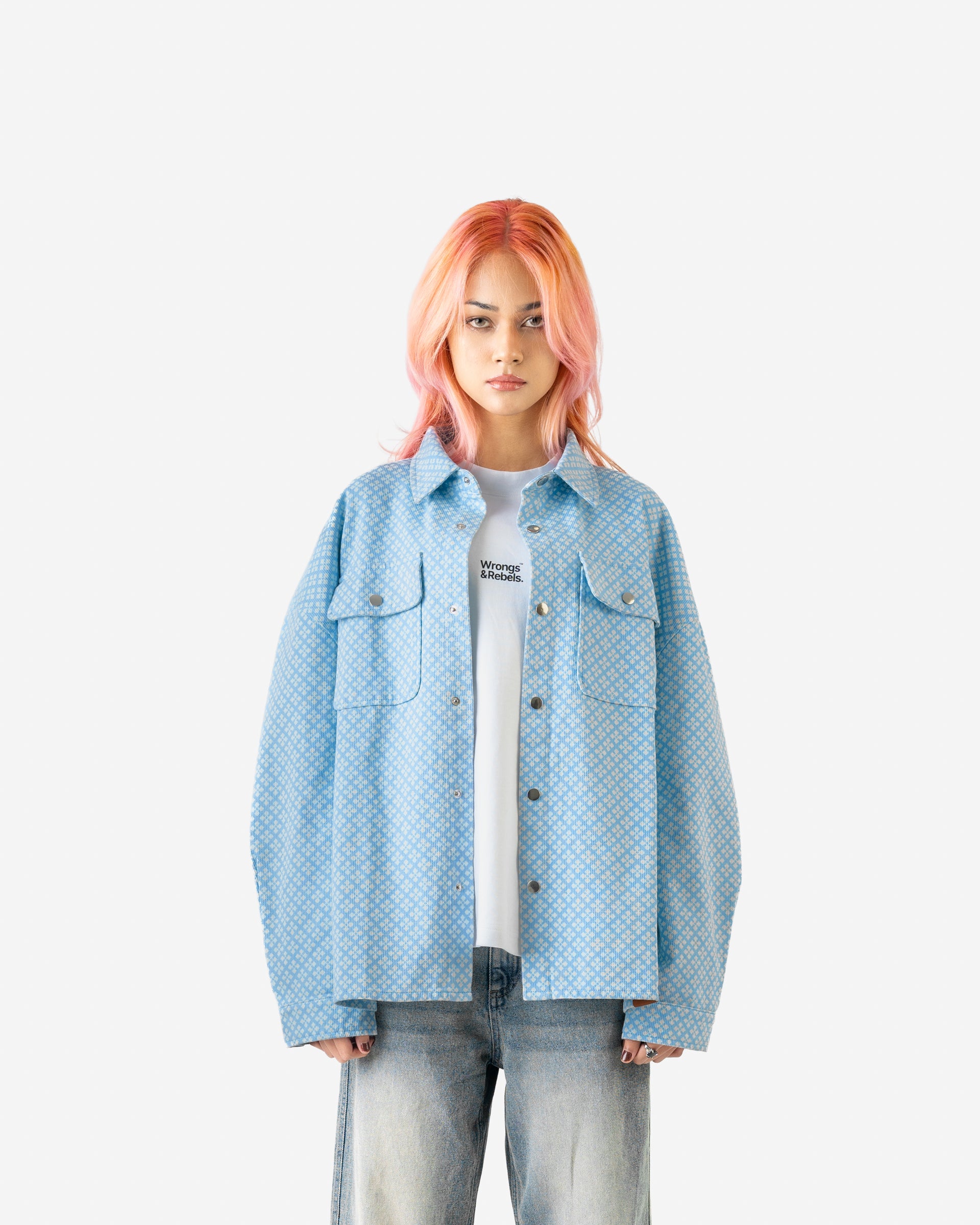 W&R Cloud Dobby Shacket