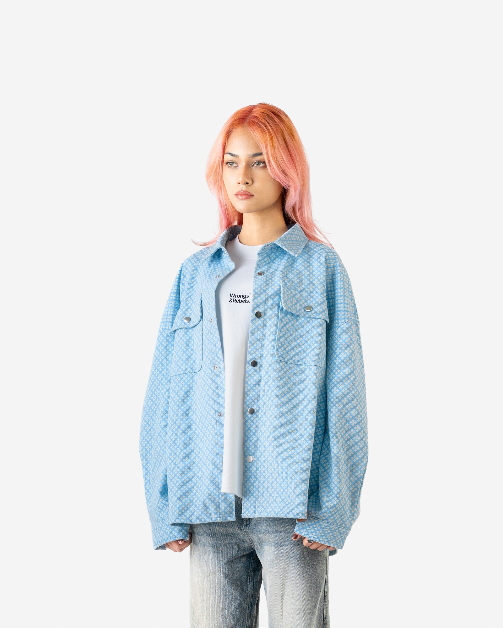 W&R Cloud Dobby Shacket