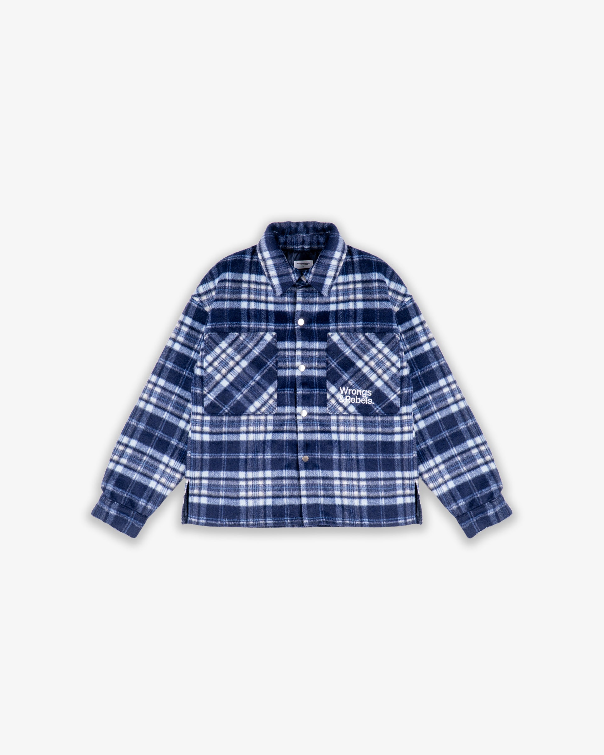 W&R Blue Stripe Flannel Shacket