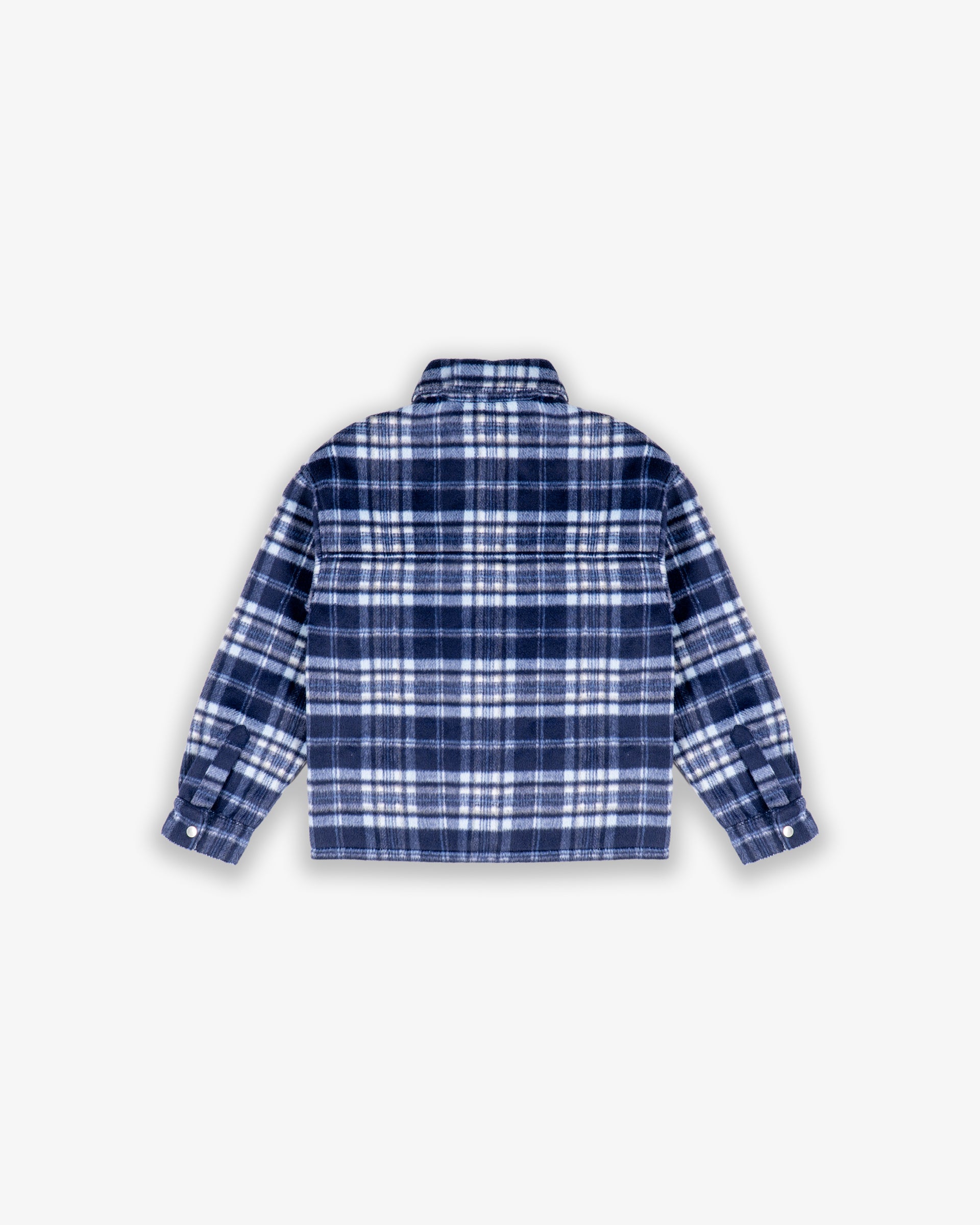 W&R Blue Stripe Flannel Shacket