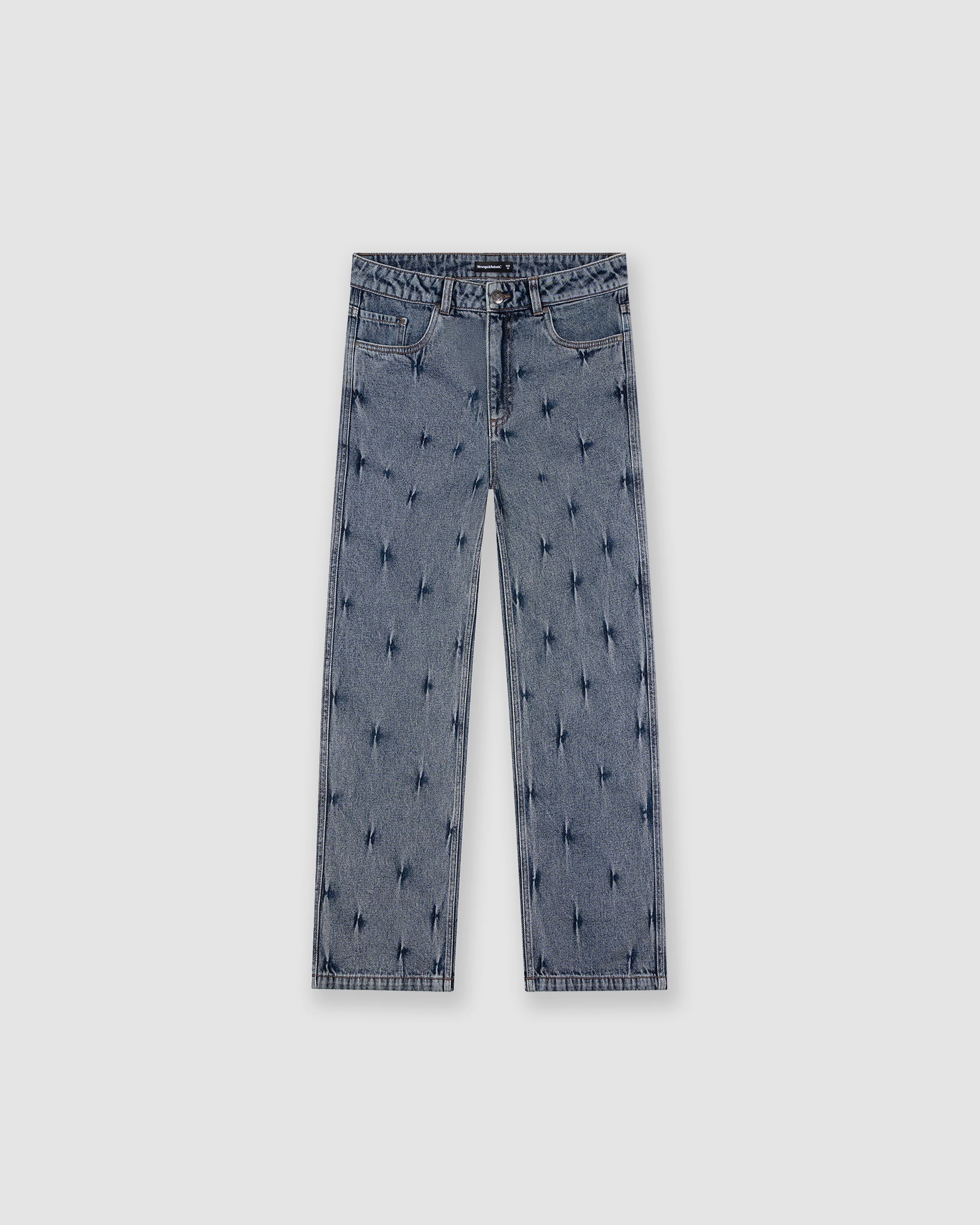 W&R Pin Stripe Baggy Pants