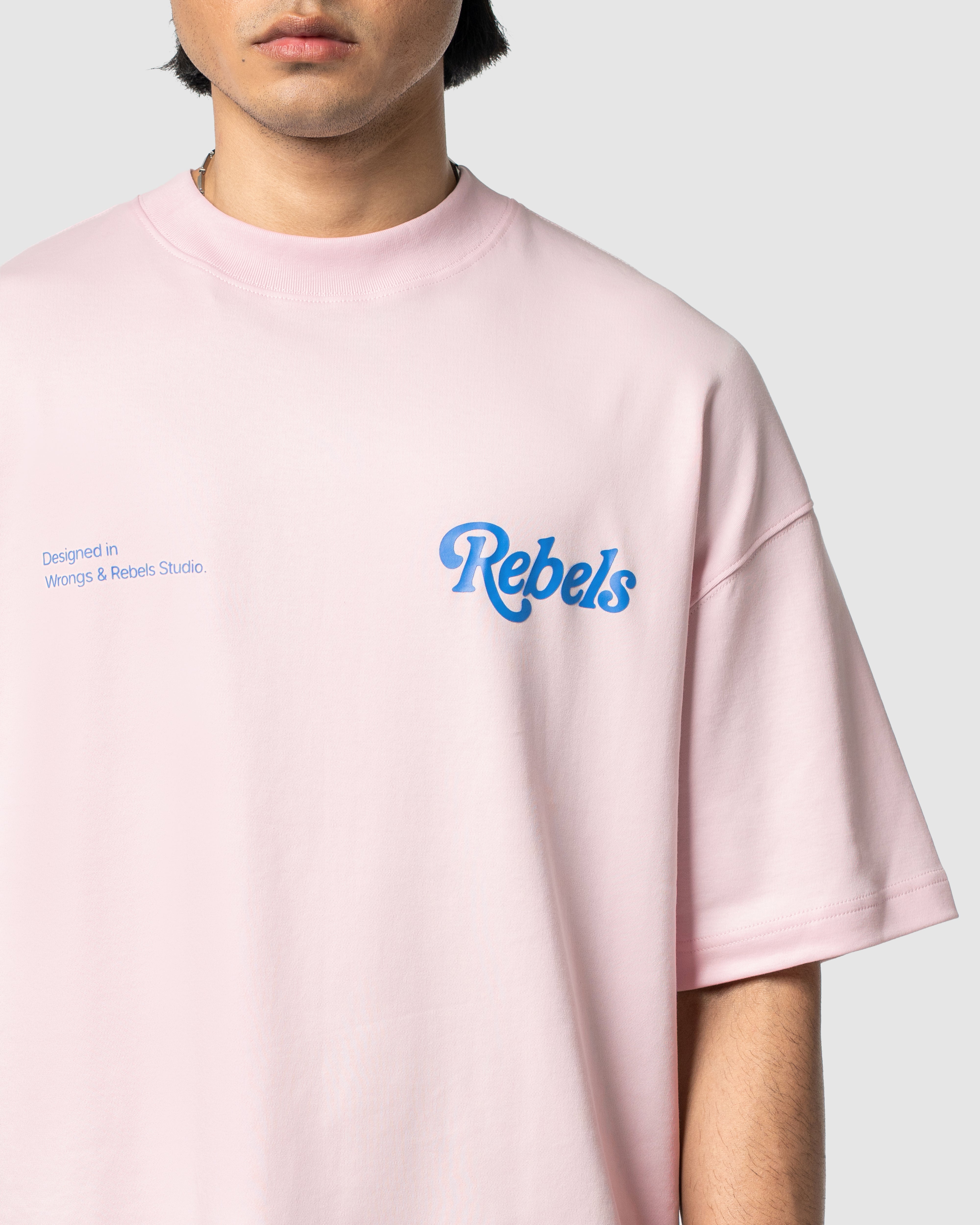 W&R Baby Pink Boxy T-Shirt
