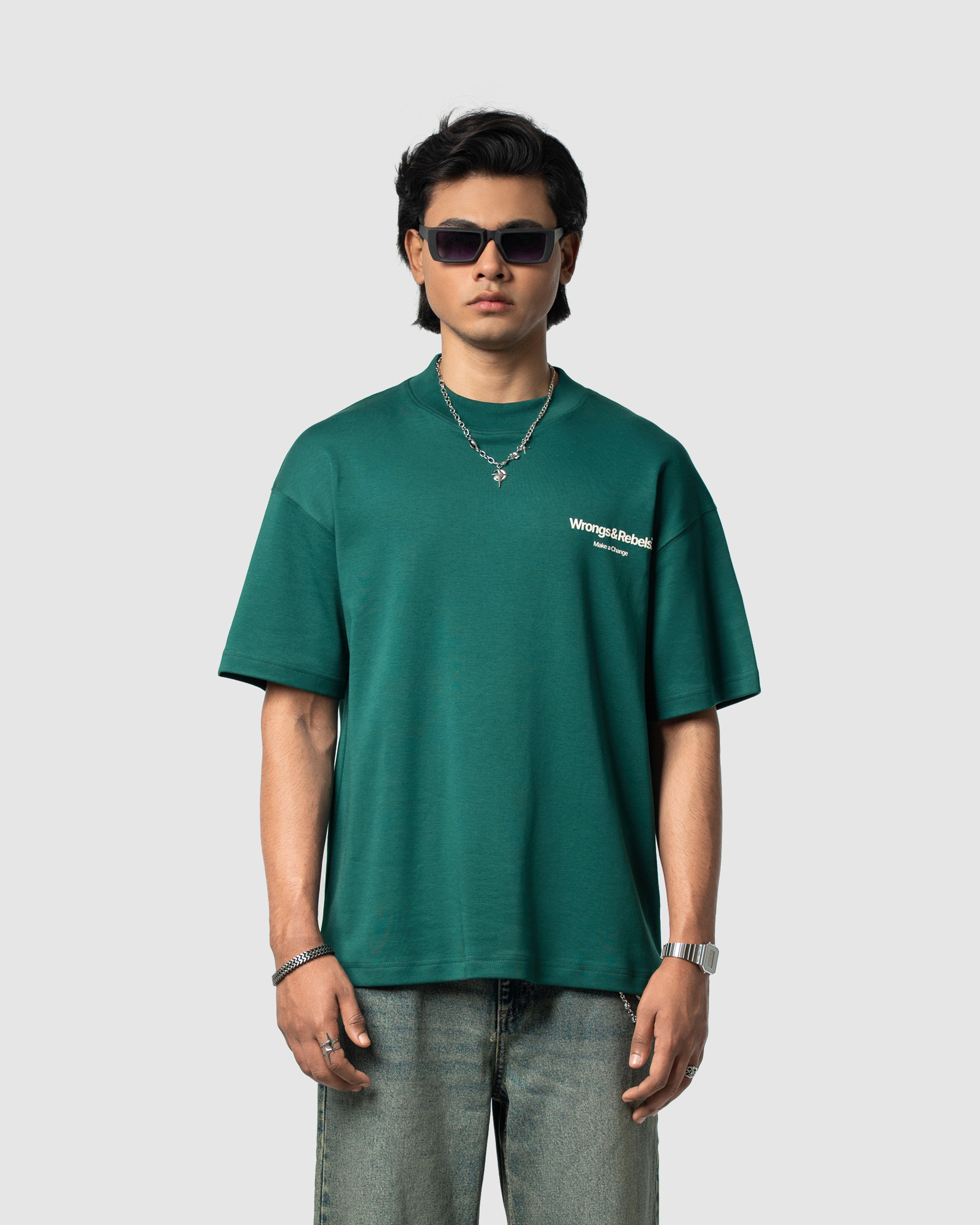 W&R Green Regular T-Shirt