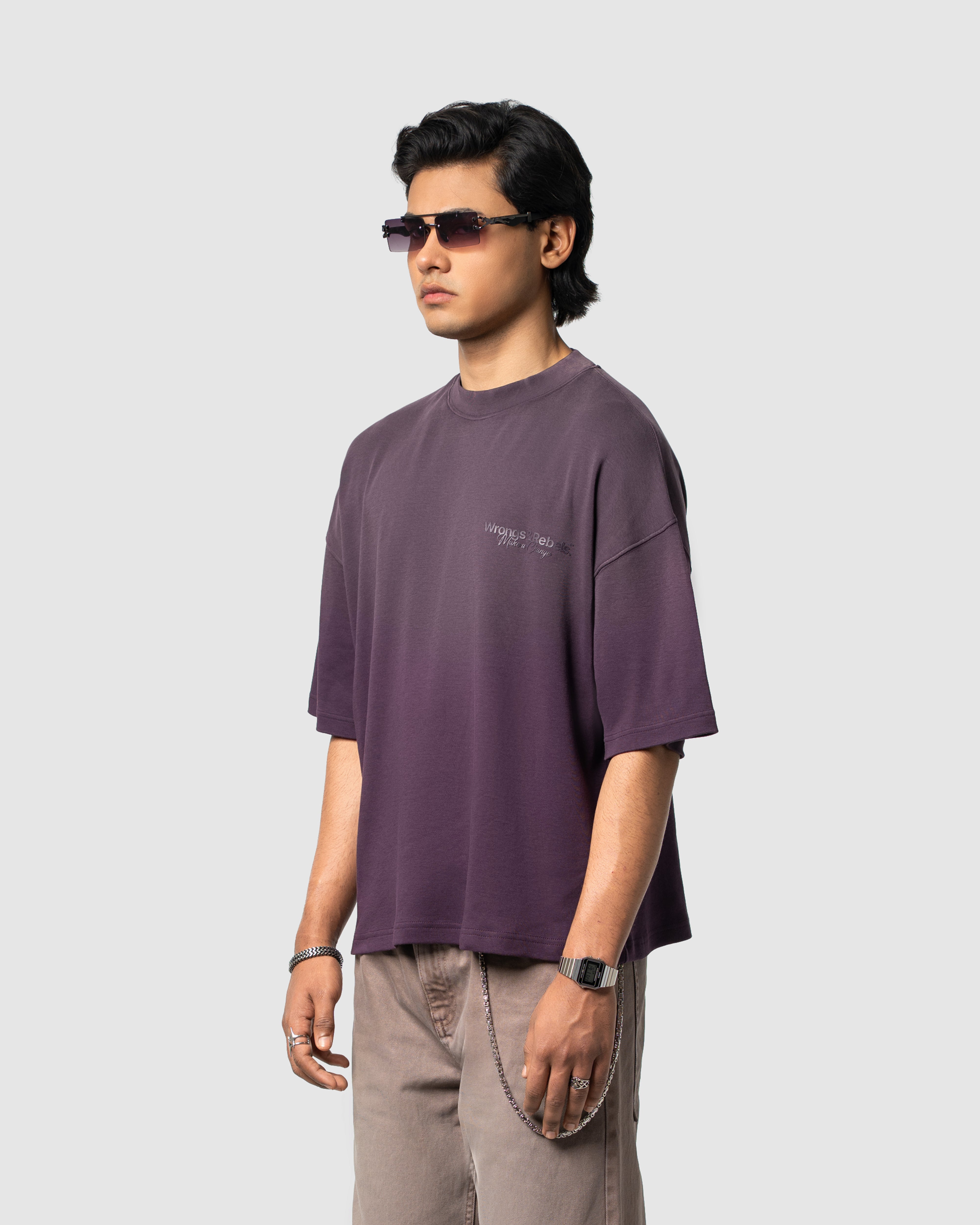 W&R Light Wash Purple T-shirt