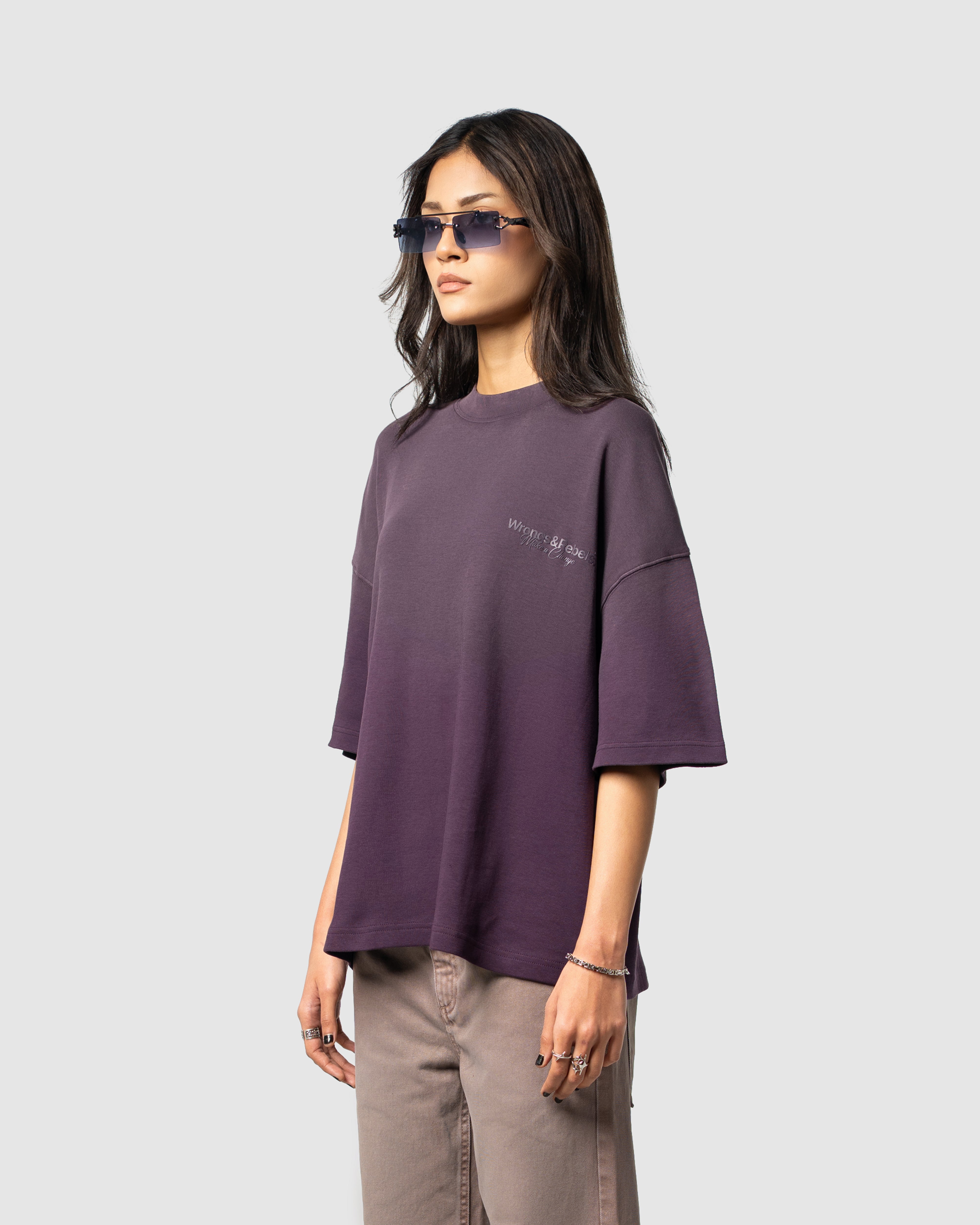 W&R Light Wash Purple T-shirt