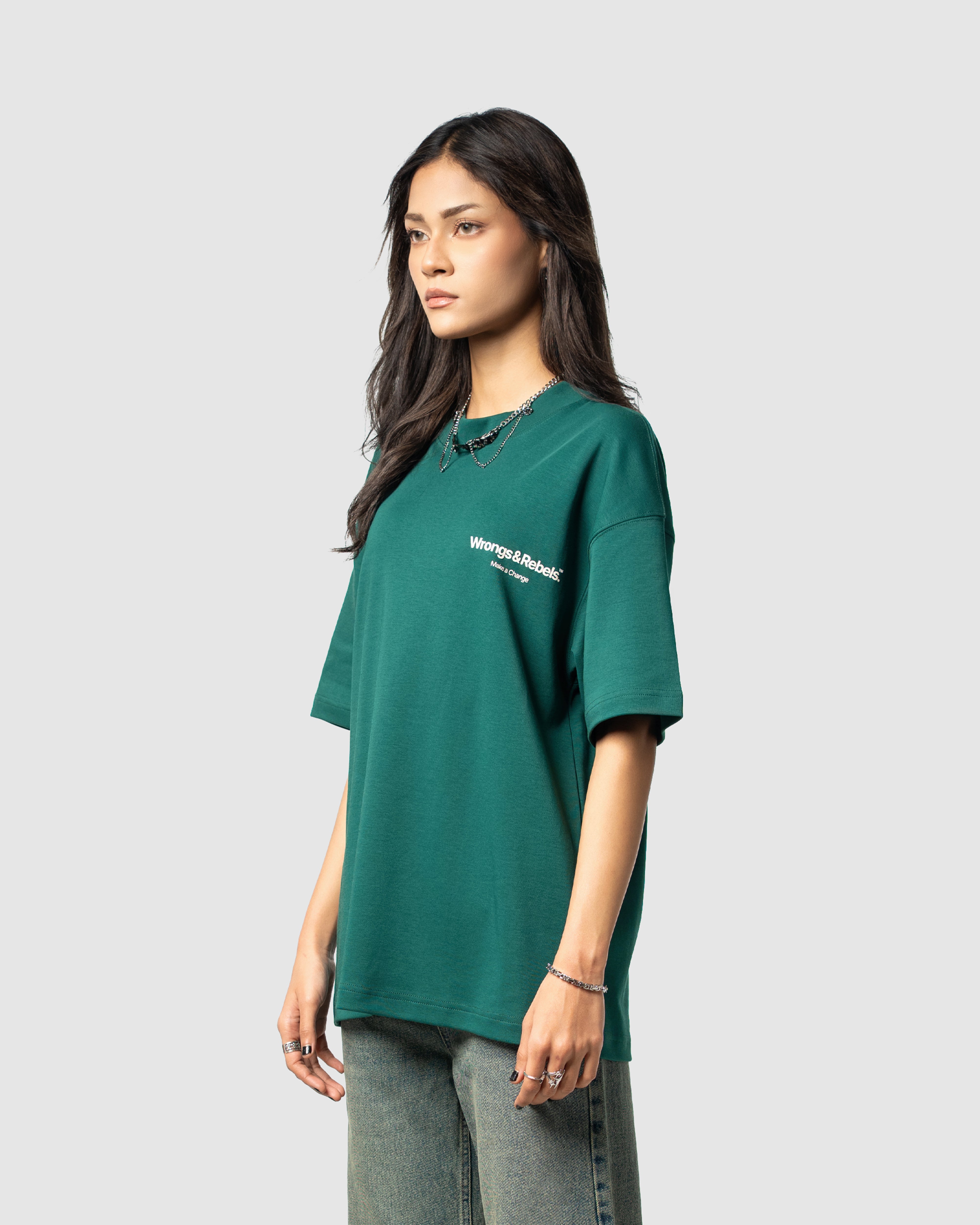 W&R Green Regular T-Shirt