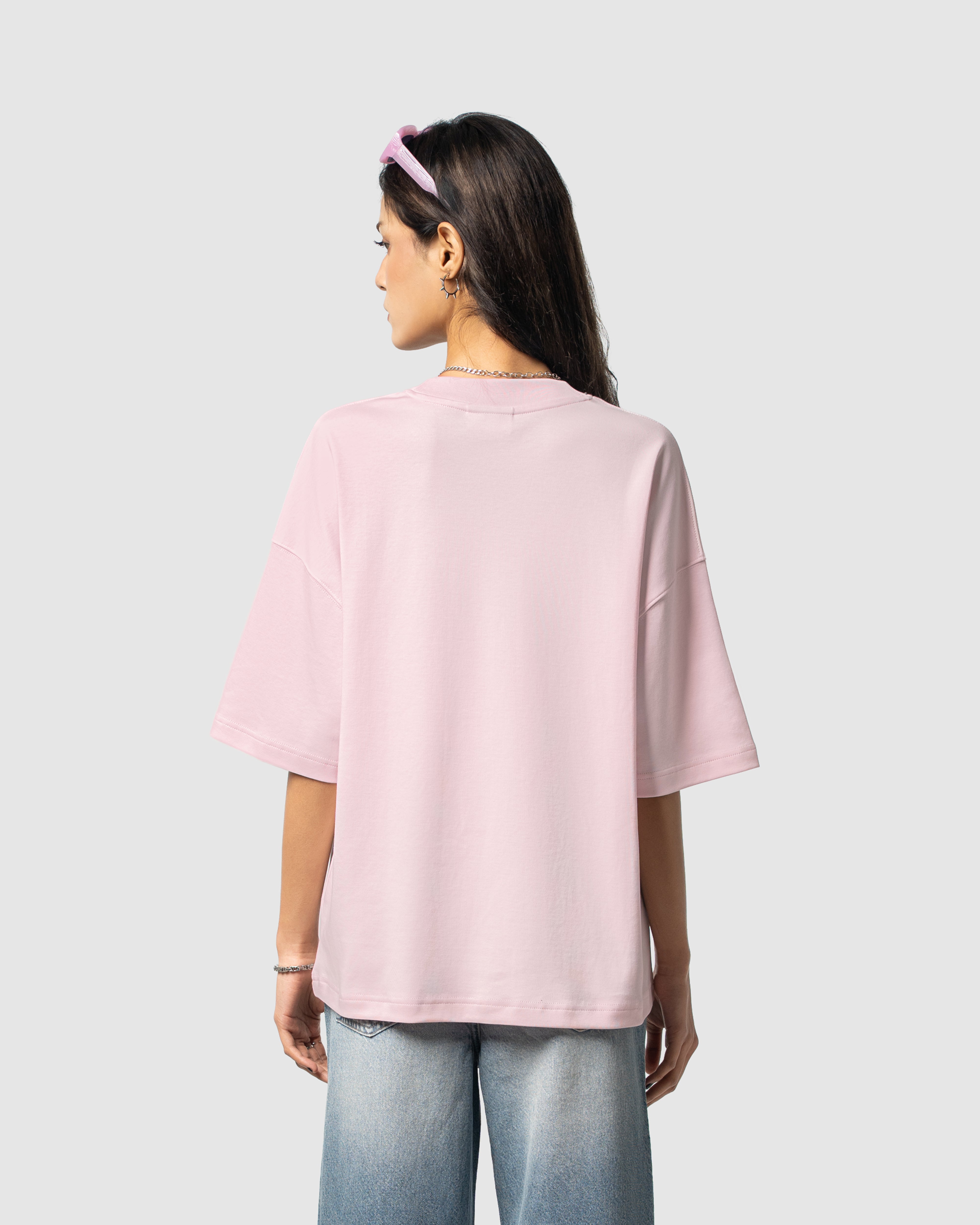 W&R Baby Pink Boxy T-Shirt