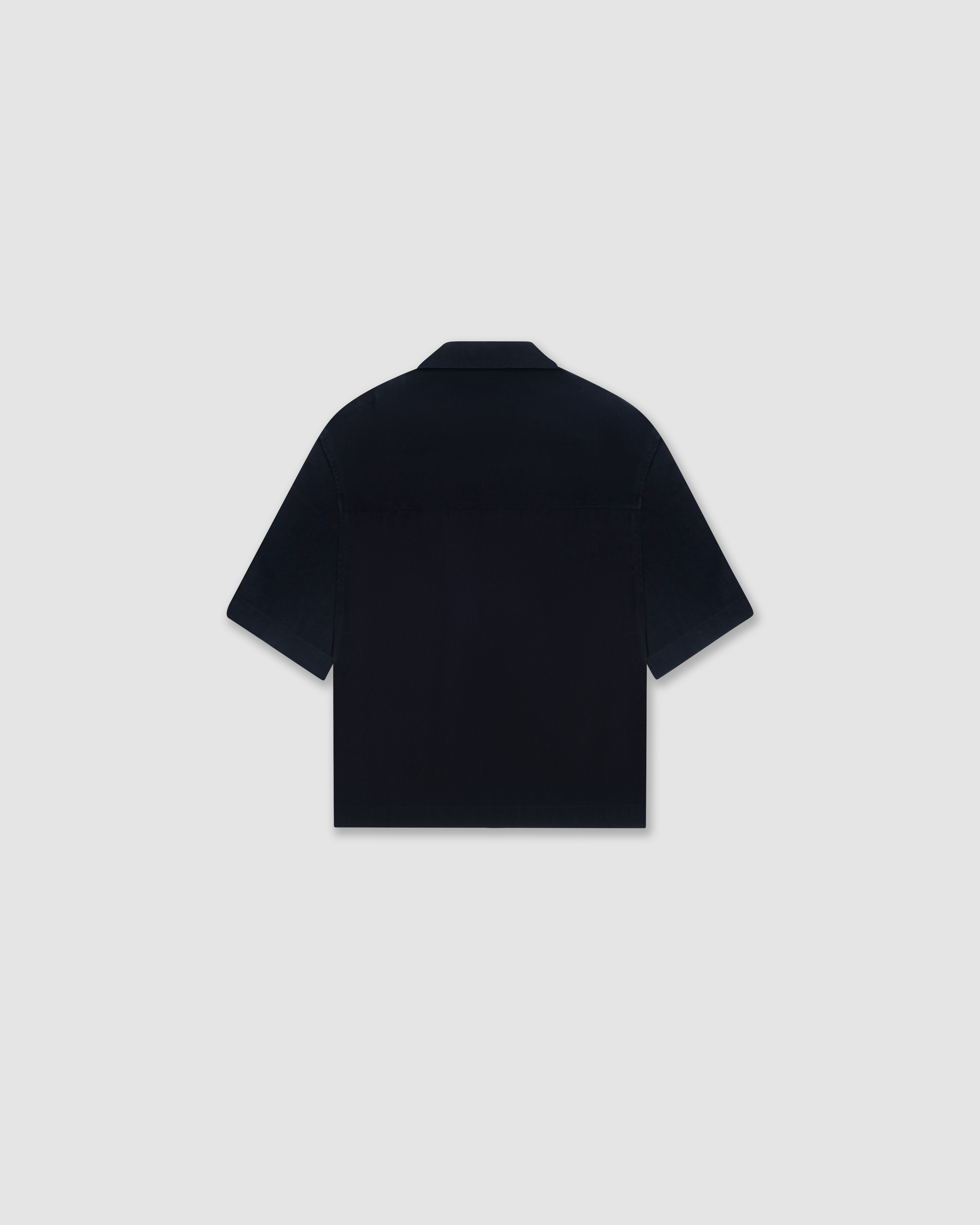 W&R Black Cuban Shirt