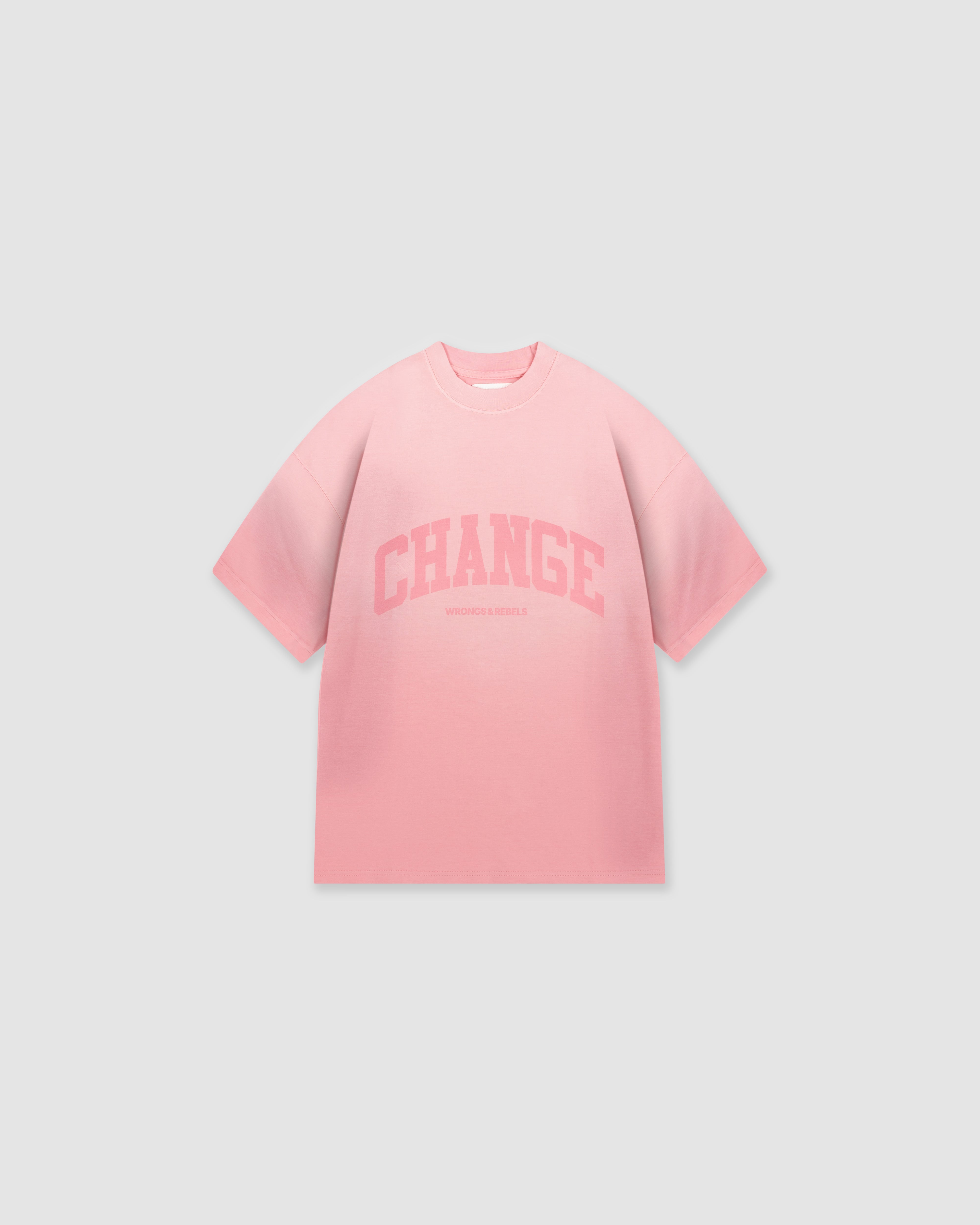 W&R October Pink Boxy T-Shirt