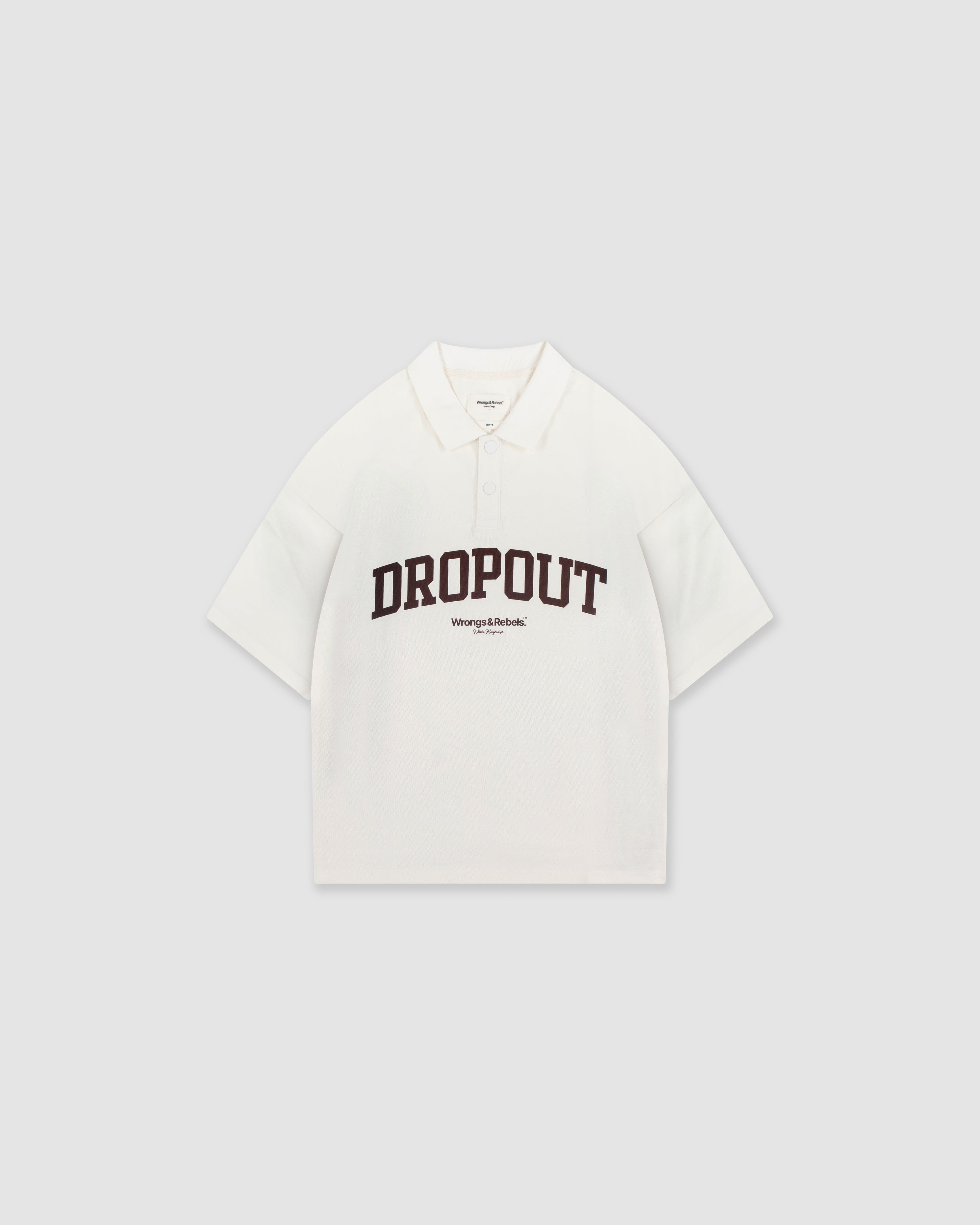 W&R Off-White Boxy Polo