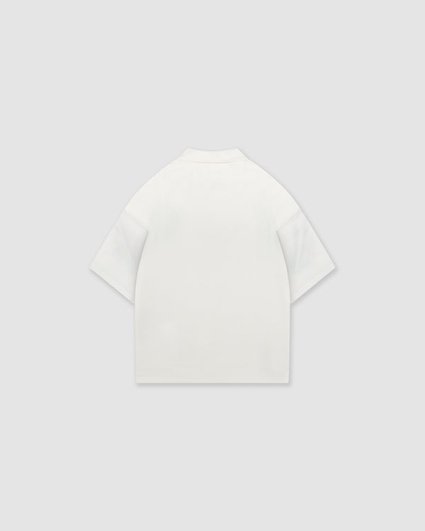 W&R Off-White Boxy Polo