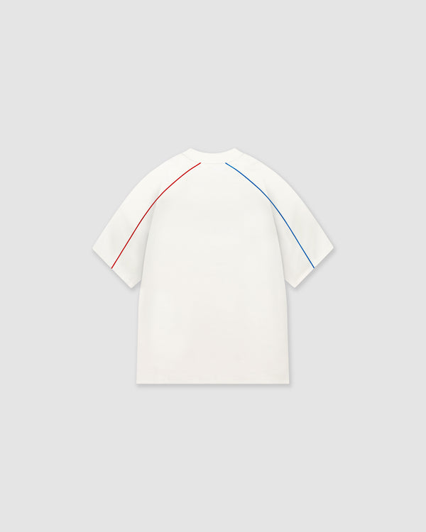 W&R White Old School Boxy T-Shirt
