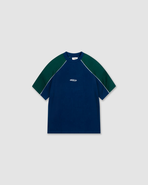 W&R Blue Old School Boxy T-Shirt