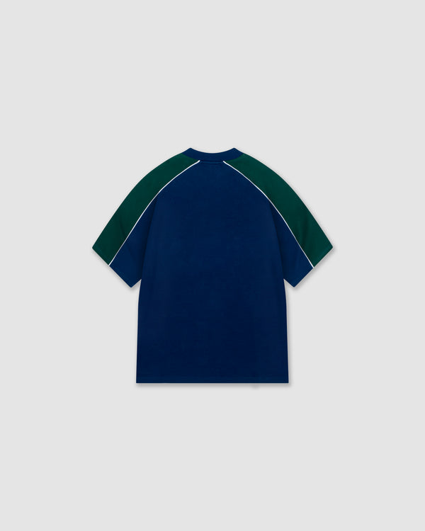 W&R Blue Old School Boxy T-Shirt