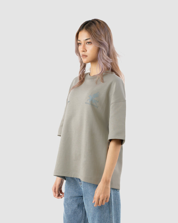 W&R Dark Ash Boxy T-Shirt