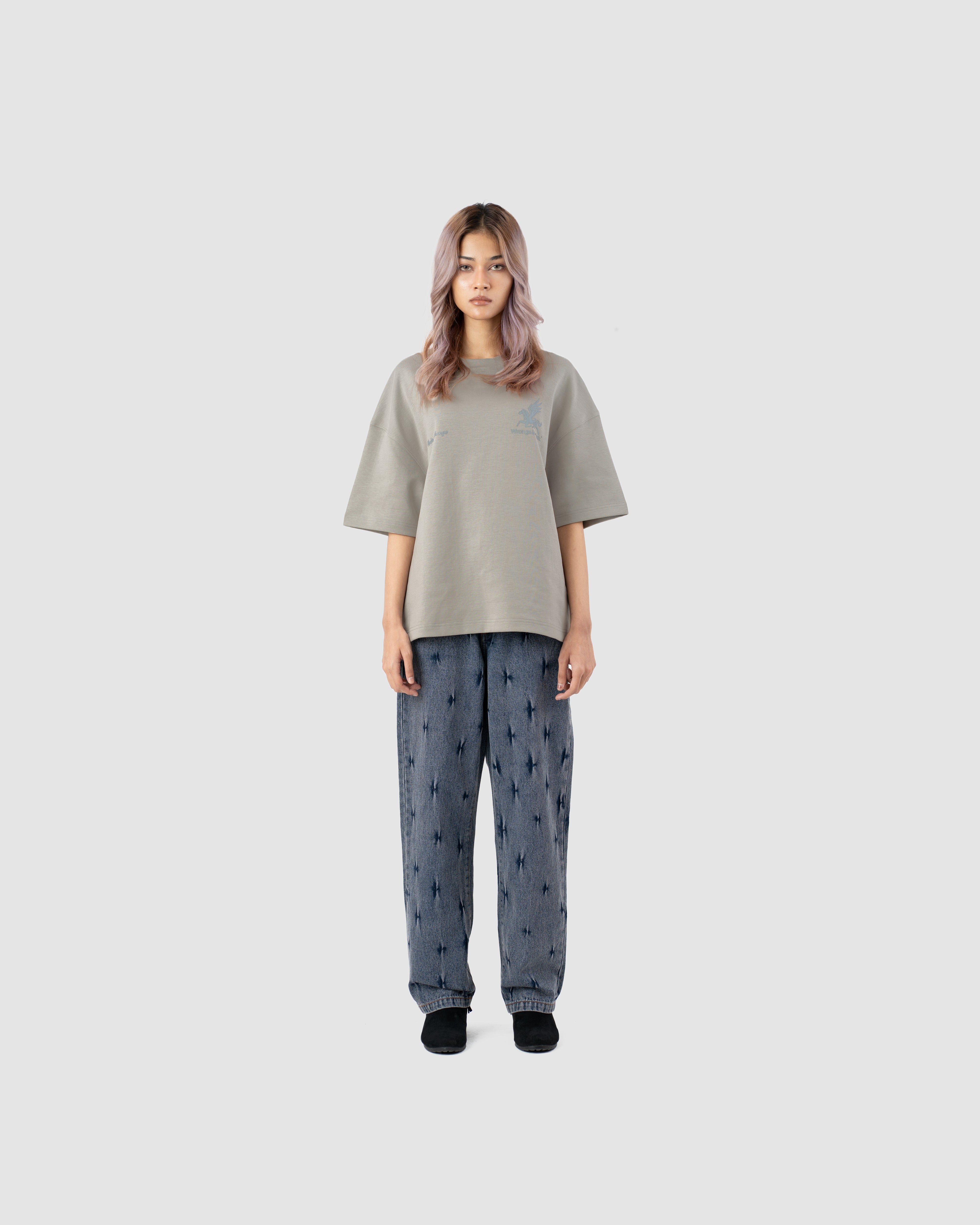 W&R Dark Ash Boxy T-Shirt