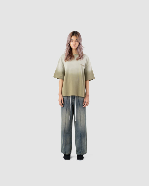 W&R Vintage Olive boxy T-shirt